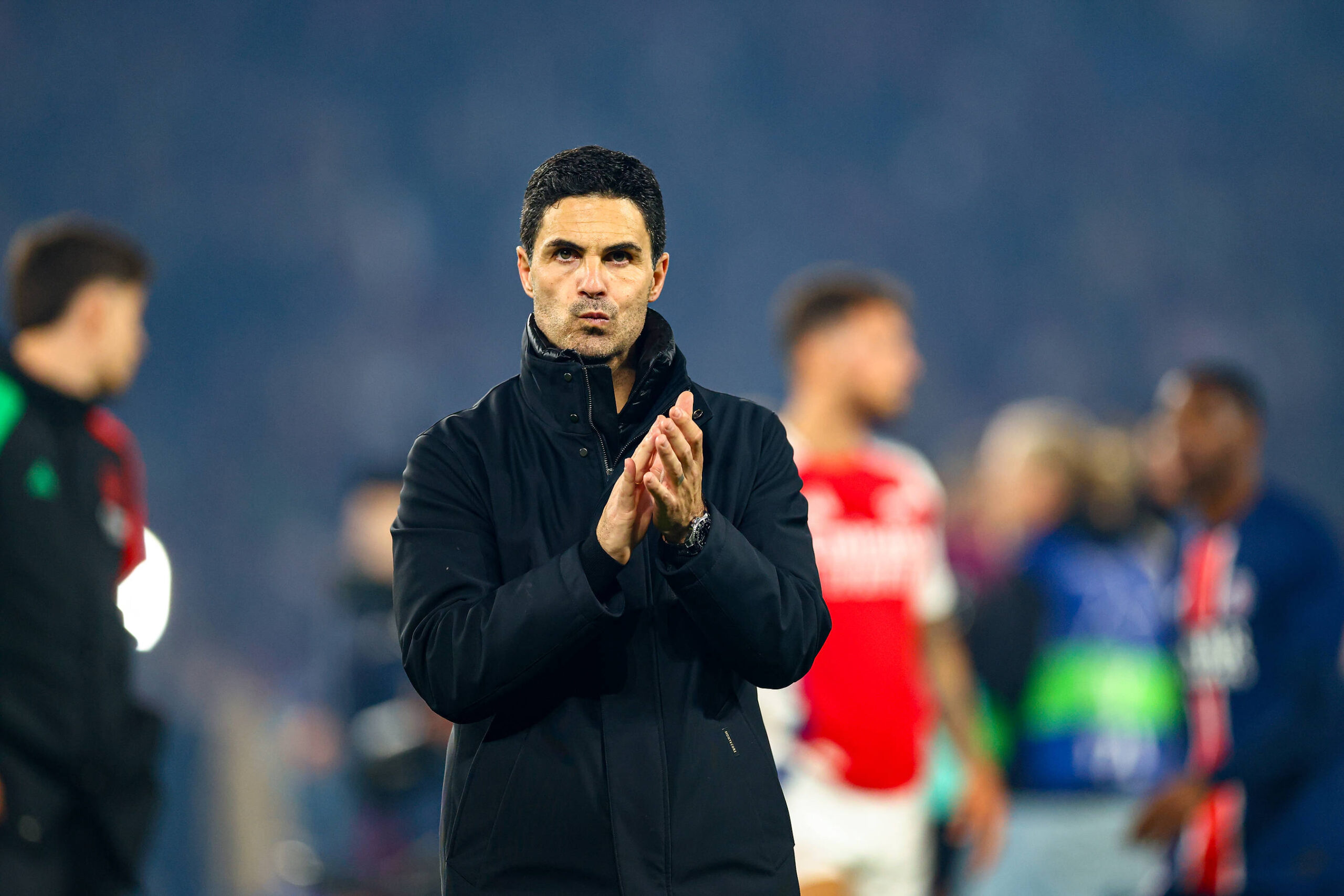 Paris Saint-Germain v Arsenal Champions League 07/05/2025. Semi-Final Mikel Arteta Manager of Arsenal looks dejected at full time during the Champions League semi final match between Paris Saint-Germain and Arsenal at Parc des Princes, Paris, France on 7 May 2025. Editorial use only , Copyright: xNigelxKeenex PSI-22025-0065
2025.05.07 Paryz
pilka nozna , Liga Mistrzow
Paris Saint-Germain - Arsenal Londyn
Foto IMAGO/PressFocus

!!! POLAND ONLY !!!