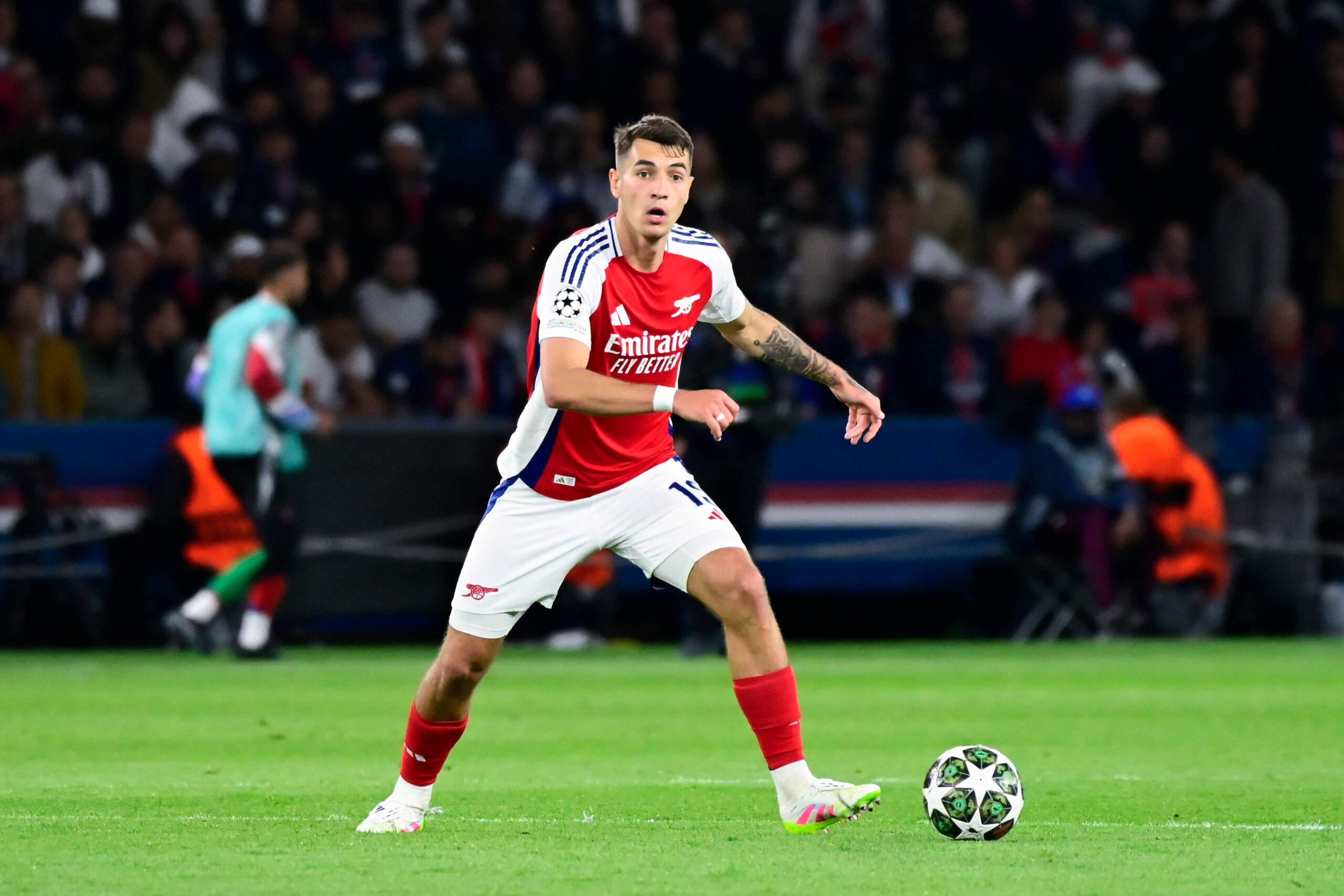 Jakub Kiwior ( 15 - Arsenal FC ) during the UEFA Champions League match between Paris Saint Germain and Arsenal FC at Parc Des Princes on May 07 , 2025 in Paris, France. ( Photo by Dante Badano / PsnewZ ) - - Photo :   / Dante Badano / PsnewZ / SIPA /00308722_0069//Credit:PSNEWZ/SIPA/2505080110
2025.05.07 Paryz
pilka nozna liga mistrzow
PSG - Arsenal Londyn
Foto PSNEWZ/SIPA/PressFocus

!!! POLAND ONLY !!!