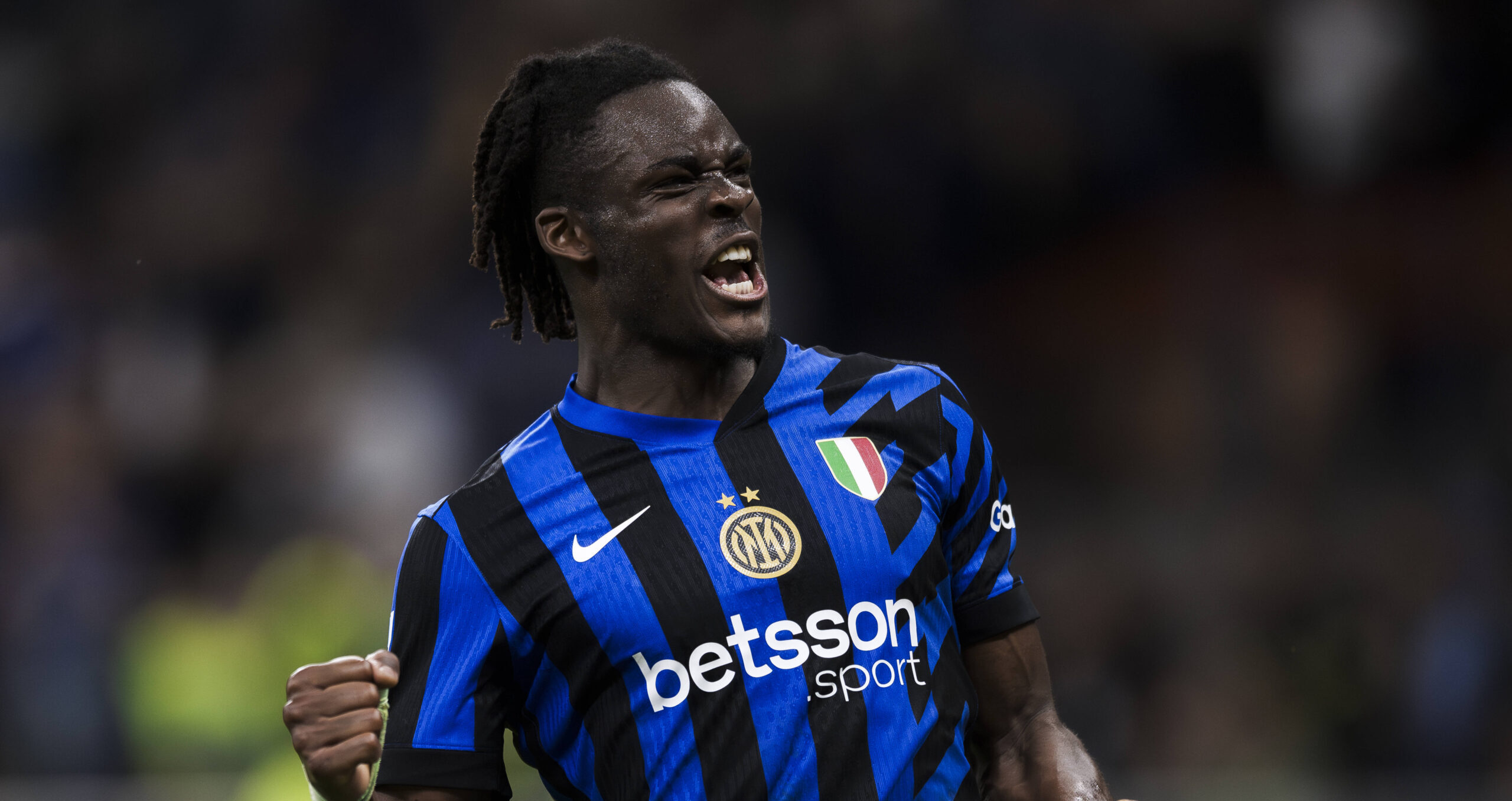 FC Internazionale v SS Lazio - Serie A Yann Bisseck of FC Internazionale celebrates after scoring the opening goal during the Serie A football match between FC Internazionale and SS Lazio. Milan Italy Copyright: xNicoloxCampox
2025.05.18 Mediolan
pilka nozna , liga wloska
Inter Mediolan - SS Lazio Rzym
Foto IMAGO/PressFocus

!!! POLAND ONLY !!!