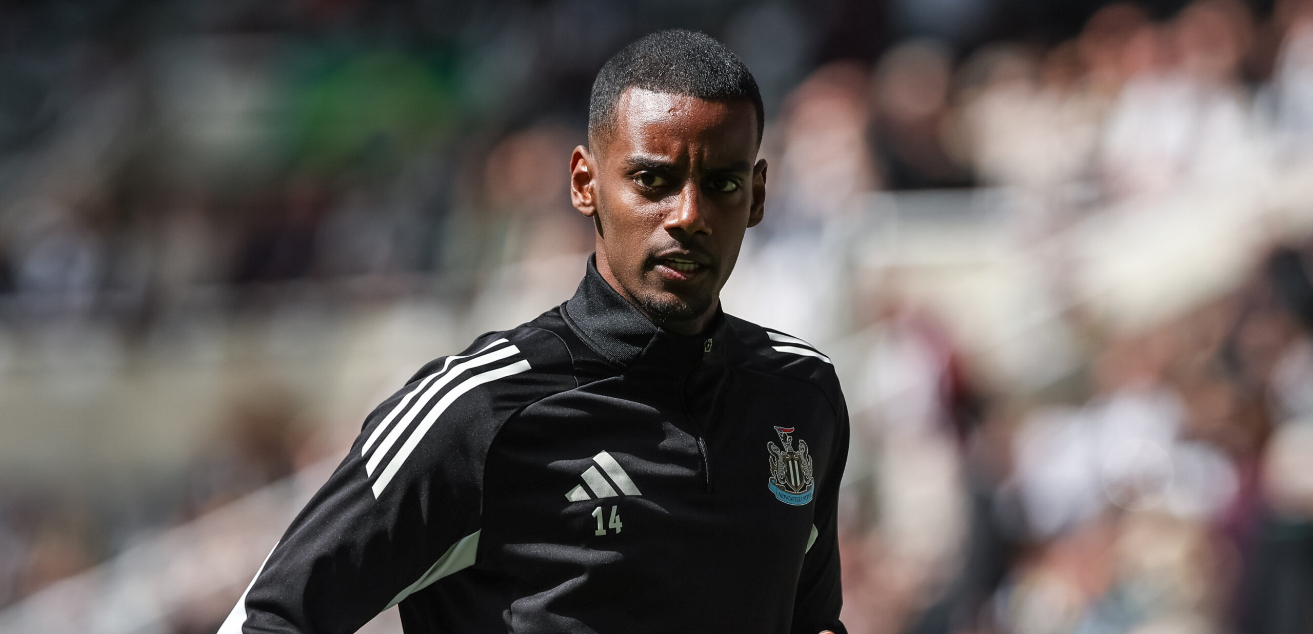 Alexander Isak of Newcastle United in the pregame warmup session during the Premier League match Newcastle United vs Everton at St. James&#039;s Park, Newcastle, United Kingdom, 25th May 2025

(Photo by Mark Cosgrove/News Images) in Newcastle, United Kingdom on 5/25/2025. (Photo by Mark Cosgrove/News Images/Sipa USA)
2025.05.25 Newcastle
pilka nozna liga angielska
Newcastle United  - Everton
Foto News Images/SIPA USA/PressFocus

!!! POLAND ONLY !!!
