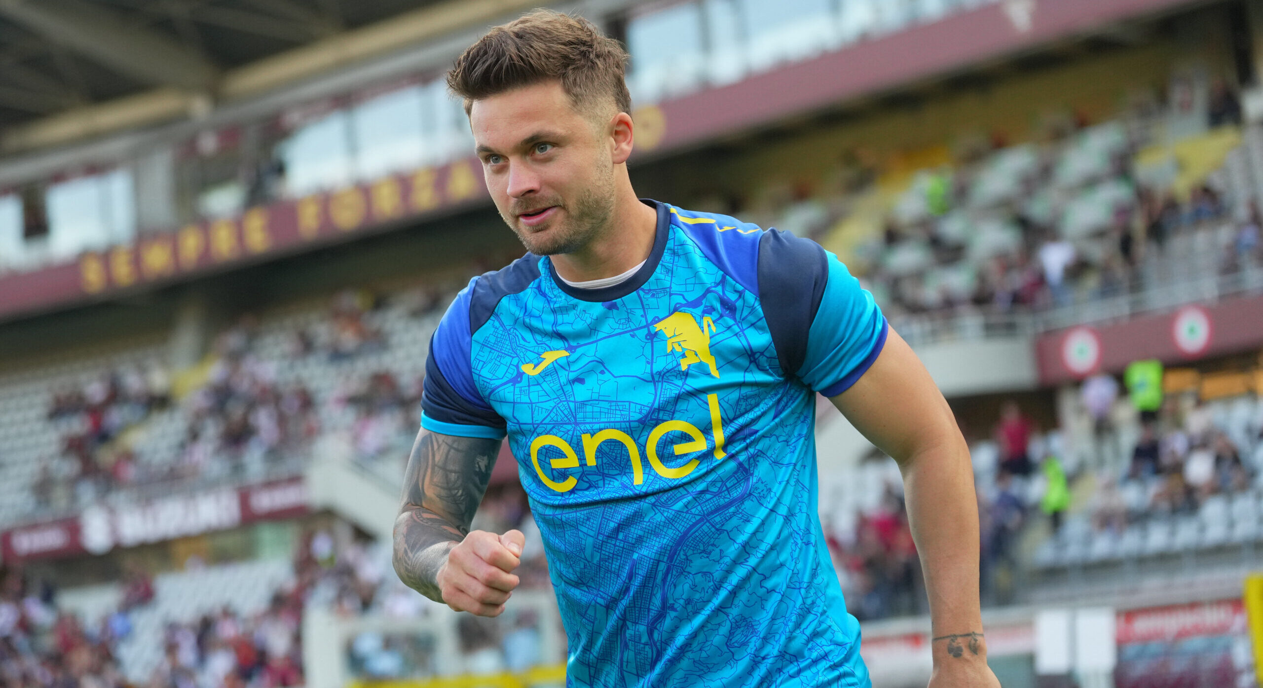 Torino’s Karol Linetty warmup before the Serie A soccer match between Fc Torino and Roma at Olympic Stadium in Turin , North Italy -  Sunday ,  May 25 , 2025 . Sport - Soccer (Photo by Spada/LaPresse) (Photo by Spada/LaPresse/Sipa USA)
2025.05.25 Turyn
pilka nozna liga wloska
Torino FC - AS Roma

Foto LaPresse/SIPA USA/PressFocus

!!! POLAND ONLY !!!
