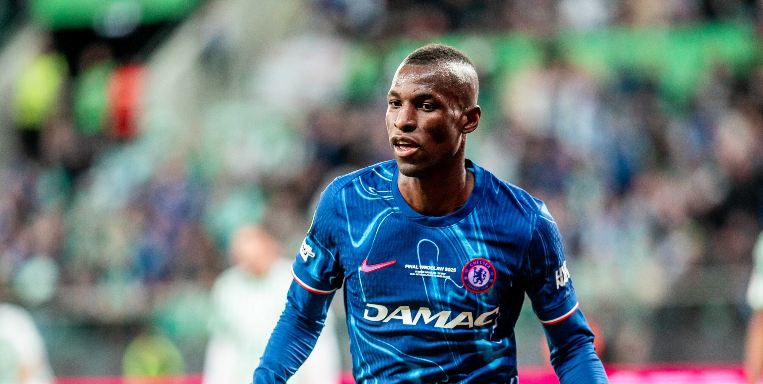 2025.05.28 Wroclaw
2024/2025 UEFA Final Ligi Konferencji 
Tarczynski Arena Wroclaw
Real Betis - Chelsea
N/z Nicolas Jackson gol radosc bramka goal
Foto Mateusz Porzucek PressFocus

2025.05.28 Wroclaw
UEFA Conference League Final 
Real Betis - Chelsea
Nicolas Jackson gol radosc bramka goal
Credit: Mateusz Porzucek PressFocus