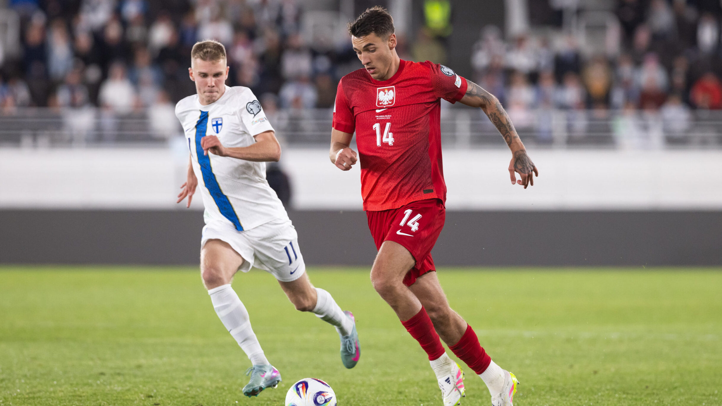 2025.06.10 Helsinki
pilka nozna FIFA Kwalifikacje do Mistrzostw Swiata
Finlandia - Polska
N/z Jakub Kiwior
Foto Marcin Karczewski / PressFocus

2025.06.10 Helsinki
Football - FIFA World Cup qualification
Finland - Poland
Jakub Kiwior
Credit: Marcin Karczewski / PressFocus