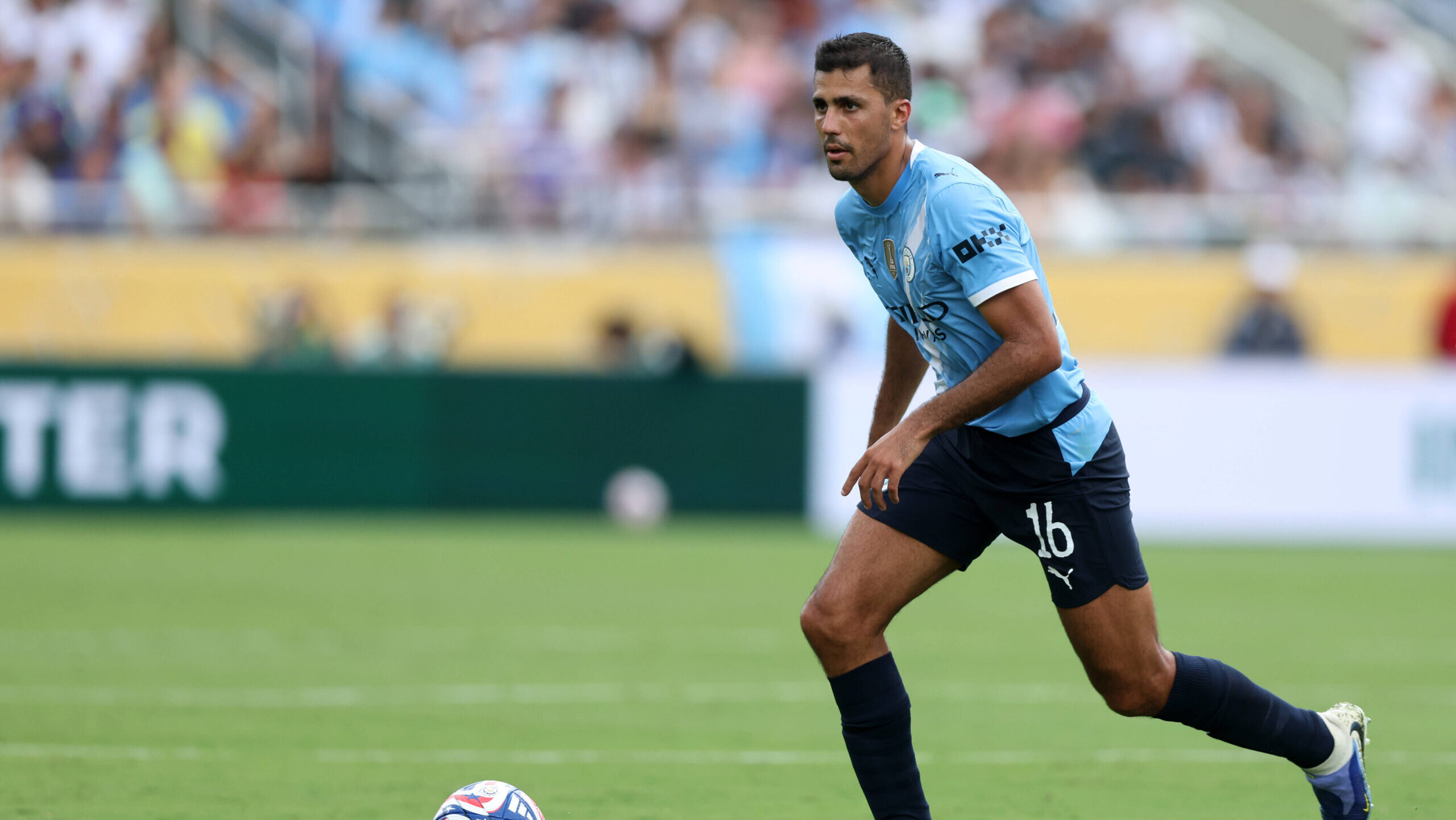 Orlando, USA, 26th June 2025. Rodri of Manchester City during the Juventus vs Manchester City FIFA Club World Cup match at Camping World Stadium, Orlando. Picture credit should read: David Klein / Sportimage EDITORIAL USE ONLY. No use with unauthorised audio, video, data, fixture lists, club/league logos or live services. Online in-match use limited to 120 images, no video emulation. No use in betting, games or single club/league/player publications. SPI_223_DK_Juventus_Man_City SPI-3993-0223
2025.06.26 Orlando
pilka nozna , klubowe mistrzostwa swiata w pilce noznej FIFA
Juventus Turyn - Manchester City
Foto IMAGO/PressFocus

!!! POLAND ONLY !!!