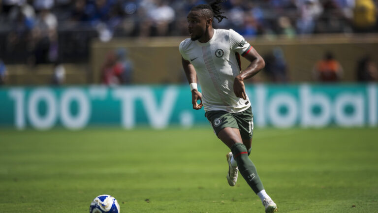Fluminense FC v Chelsea FC - FIFA Club World Cup Christopher Nkunku of Chelsea FC in action during the FIFA Club World Cup semi final football match between Fluminense FC and Chelsea FC. East Rutherford United States Copyright: xNicoloxCampox
2025.07.08 East Rutherford
pilka nozna , klubowe mistrzostwa swiata w pilce noznej FIFA
Fluminense FC - Chelsea Londyn
Foto IMAGO/PressFocus

!!! POLAND ONLY !!!