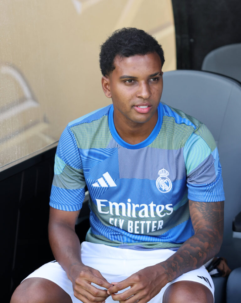 New Jersey, USA, 9th July 2025. Rodrygo of Real Madrid during the Paris Saint Germain vs Real Madrid FIFA Club World Cup Semi Final match at Metlife Stadium, New Jersey. Picture credit should read: David Klein / Sportimage EDITORIAL USE ONLY. No use with unauthorised audio, video, data, fixture lists, club/league logos or live services. Online in-match use limited to 120 images, no video emulation. No use in betting, games or single club/league/player publications. SPI_216_DK_PSG_Real_Madrid SPI-4011-0216
2025.07.09 East Rutherford
pilka nozna , klubowe mistrzostwa swiata w pilce noznej FIFA , PSG
Paris Saint-Germain - Real Madryt
Foto IMAGO/PressFocus

!!! POLAND ONLY !!!