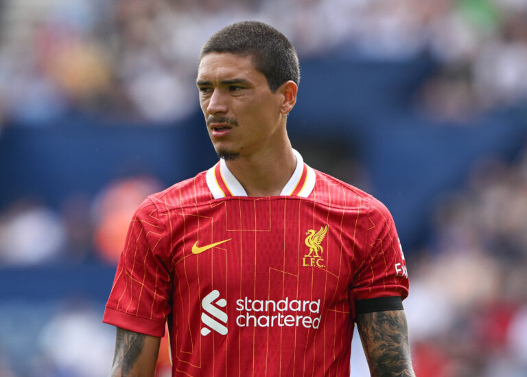 Preston, England, 13th July 2025. Darwin Nunez of Liverpool during the Preston North End vs Liverpool Pre Season Friendly match at Deepdale, Preston. Picture credit should read: Cody Froggatt / Sportimage EDITORIAL USE ONLY. No use with unauthorised audio, video, data, fixture lists, club/league logos or live services. Online in-match use limited to 120 images, no video emulation. No use in betting, games or single club/league/player publications. SPI_064_CF_PRESTON_V_LIVERPOOL SPI-4018-0060
2025.07.13 
pilka nozna liga angielska sparing mecz towarzyski
Preston North End - Liverpool 
Foto IMAGO/PressFocus

!!! POLAND ONLY !!!