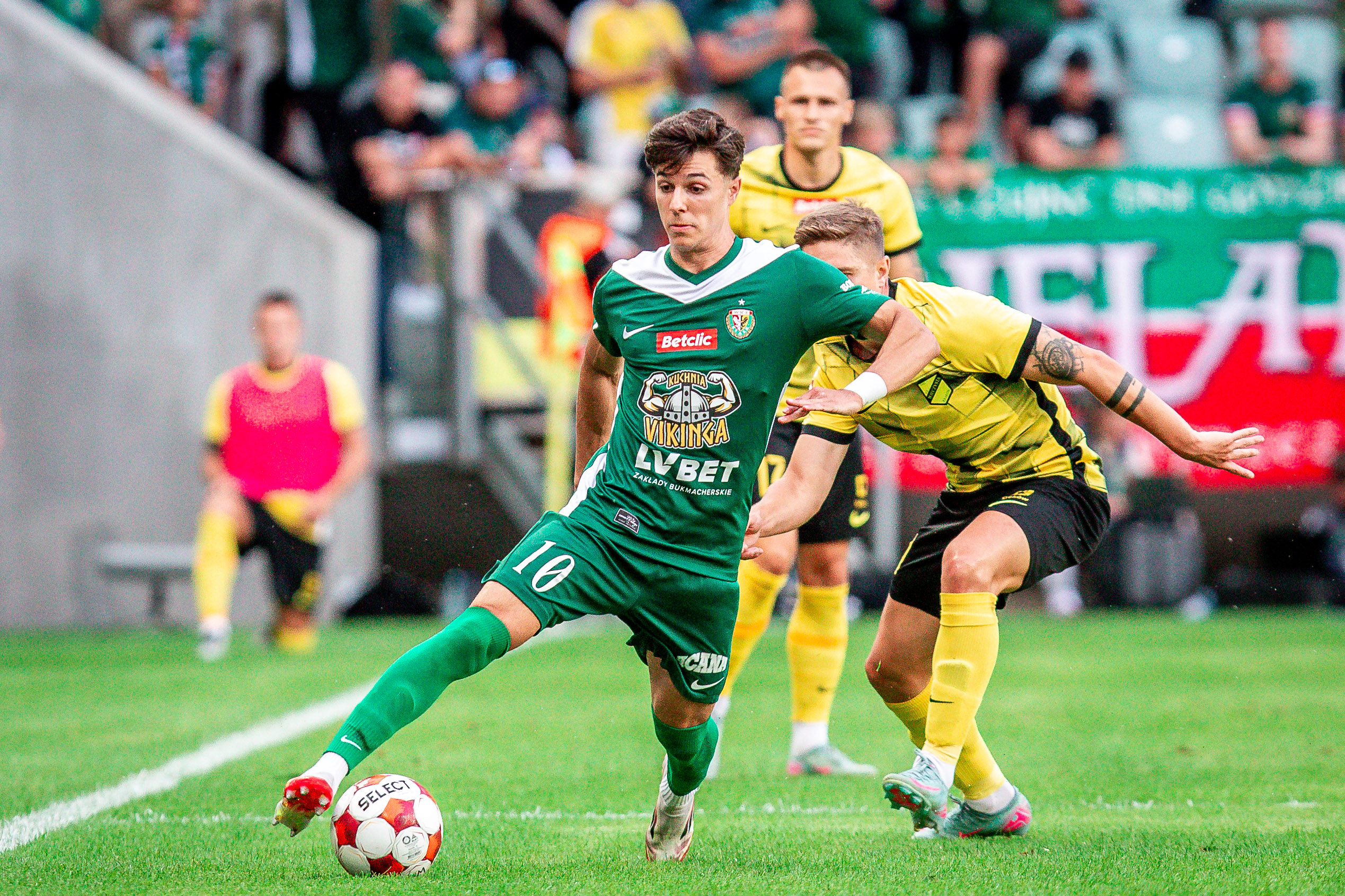 2025.07.18 Wroclaw
Pilka nozna, Betclic I liga, sezon 2025/26
Slask Wroclaw - Wieczysta Krakow
N/z Arnau Ortiz
Foto Mateusz Porzucek PressFocus

2025.07.18 Wroclaw
Football, Polish league, second level, 2025/2026
Slask Wroclaw - Wieczysta Krakow
Arnau Ortiz
Credit: Mateusz Porzucek PressFocus