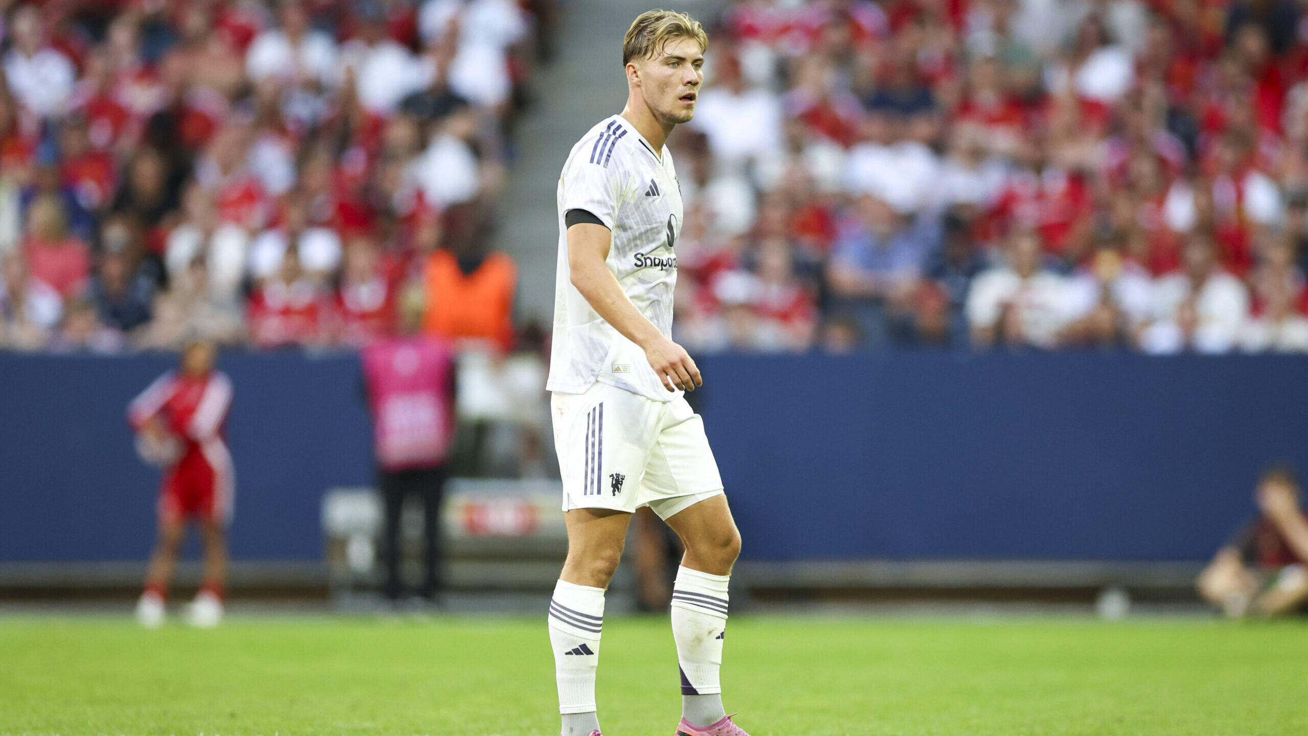 Manchester United, ManU FC v Leeds United FC, Pre-Season Friendly, Stockholm Manchester United forward Rasmus Hojlund 9 during the Manchester United FC v Leeds United FC Pre-Season Friendly match at the Strawberry Arena, Stockholm, Sweden on 19 July 2025 Credit: Phil Duncan/Every Second Media Editorial use only. All images are copyright Every Second Media Limited. No images may be reproduced without prior permission. Copyright: xIMAGO/EveryxSecondxMediax ESM-1534-0045 PhilxDuncanx/xEveryxSecondxMediax
2025.07.19 Sztokholm
pilka nozna sparing mecz towarzyski
Manchester United - Leeds United
Foto IMAGO/PressFocus

!!! POLAND ONLY !!!