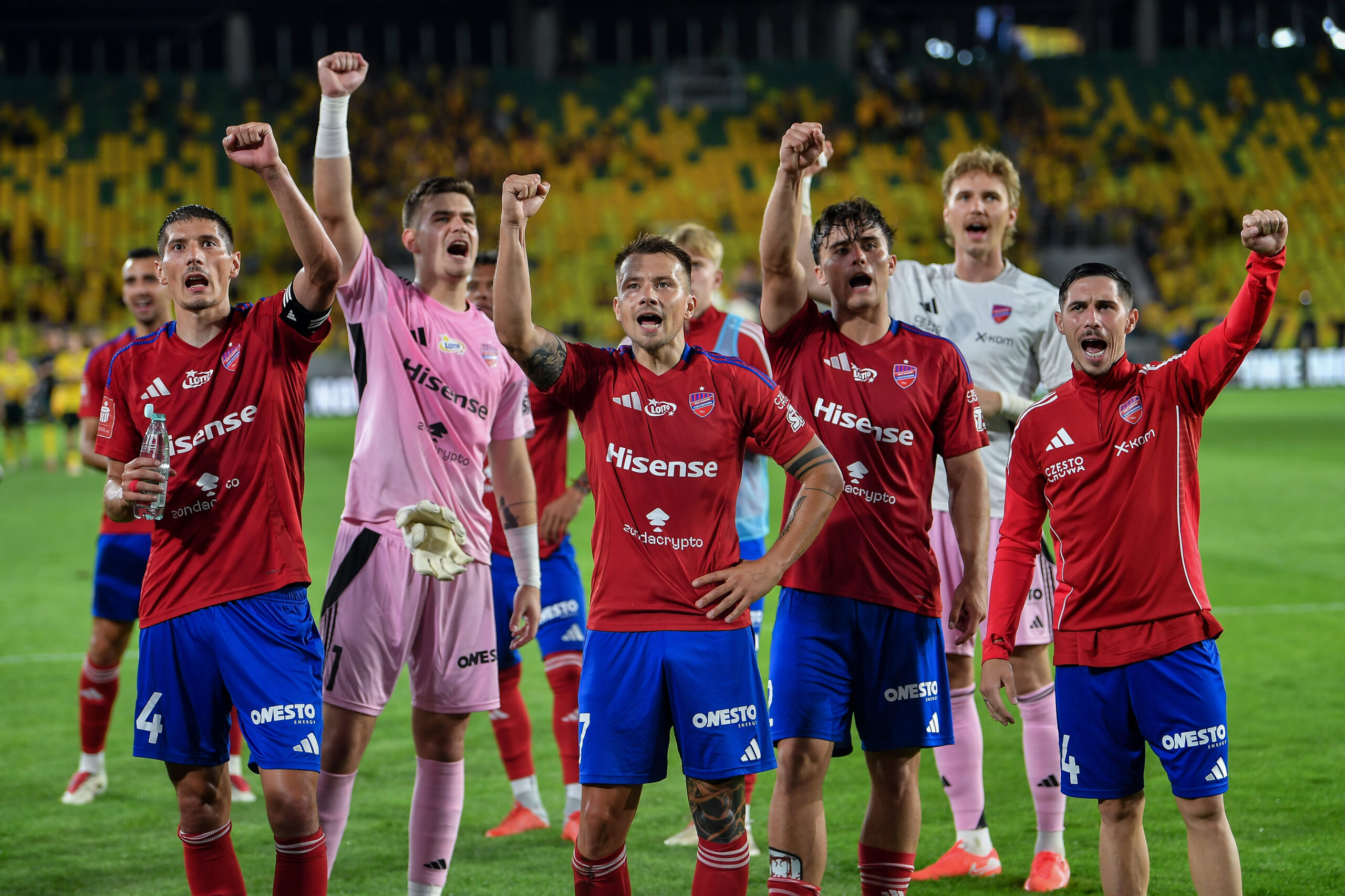 2025.07.19 Katowice
Pilka nozna PKO Ekstraklasa sezon 2025/2026
GKS Katowice - Rakow Czestochowa
N/z Zoran Arsenic Kacper Trelowski Fran Tudor Ariel Mosor Srdjan Plavsic
Foto Mateusz Sobczak / PressFocus

2025.07.19 Katowice
Football Polish League PKO Ekstraklasa season 2025/2026
GKS Katowice - Rakow Czestochowa
Zoran Arsenic Kacper Trelowski Fran Tudor Ariel Mosor Srdjan Plavsic
Credit: Mateusz Sobczak / PressFocus