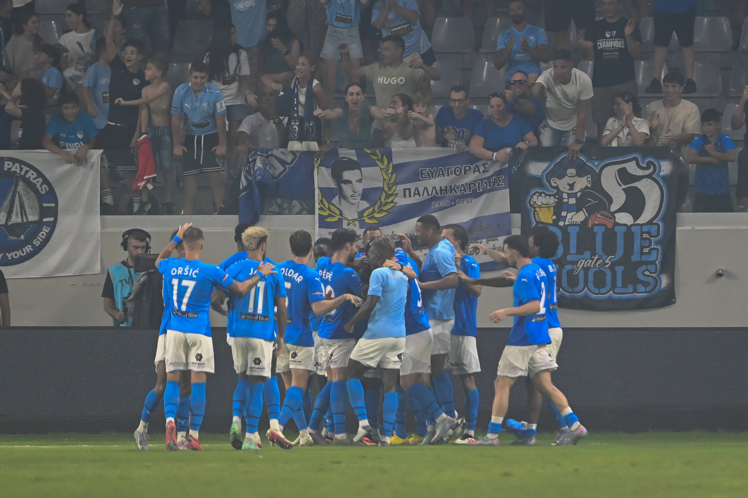 Champions League Leg 1: Pafos FC v MACCABI TEL AVIV Team of Pafos FC celebrate after the goal during the Uefa Champions League Leg 1 game Pafos FC v Maccabi Tel Aviv at Alphamega Stadium on 22 of July 2025 Limassol Limassol CYPRUS Copyright: xXENOPHONxKARAKALOSx
2025.07.22 Limassol
pilka nozna , Liga Mistrzow
Pafos FC - Maccabi Tel Aviv
Foto IMAGO/PressFocus

!!! POLAND ONLY !!!