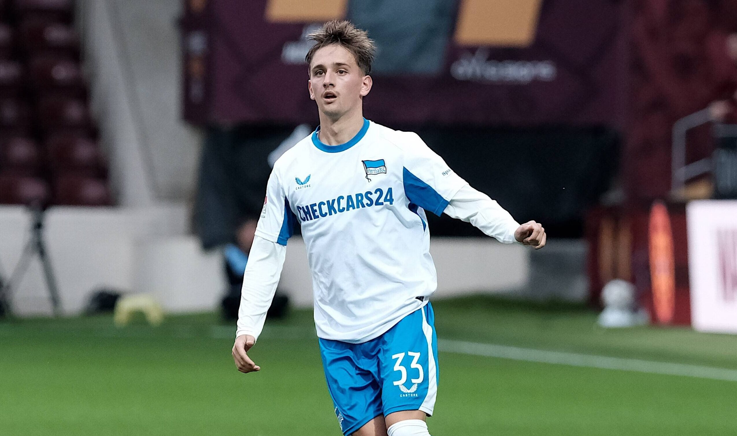 UK: Motherwell v Hertha BSC, Friendly at Fir Park Stadium, Motherwell, Scotland on 25 July 2025: Pictured: Michal Karbownik Hertha BSC Motherwell Fir Park Stadium Scotland Copyright: xAlexxToddx
2025.07.25 Motherwell
pilka nozna sparing mecz towarzyski
Motherwell - Hertha BSC Berlin
Foto IMAGO/PressFocus

!!! POLAND ONLY !!!