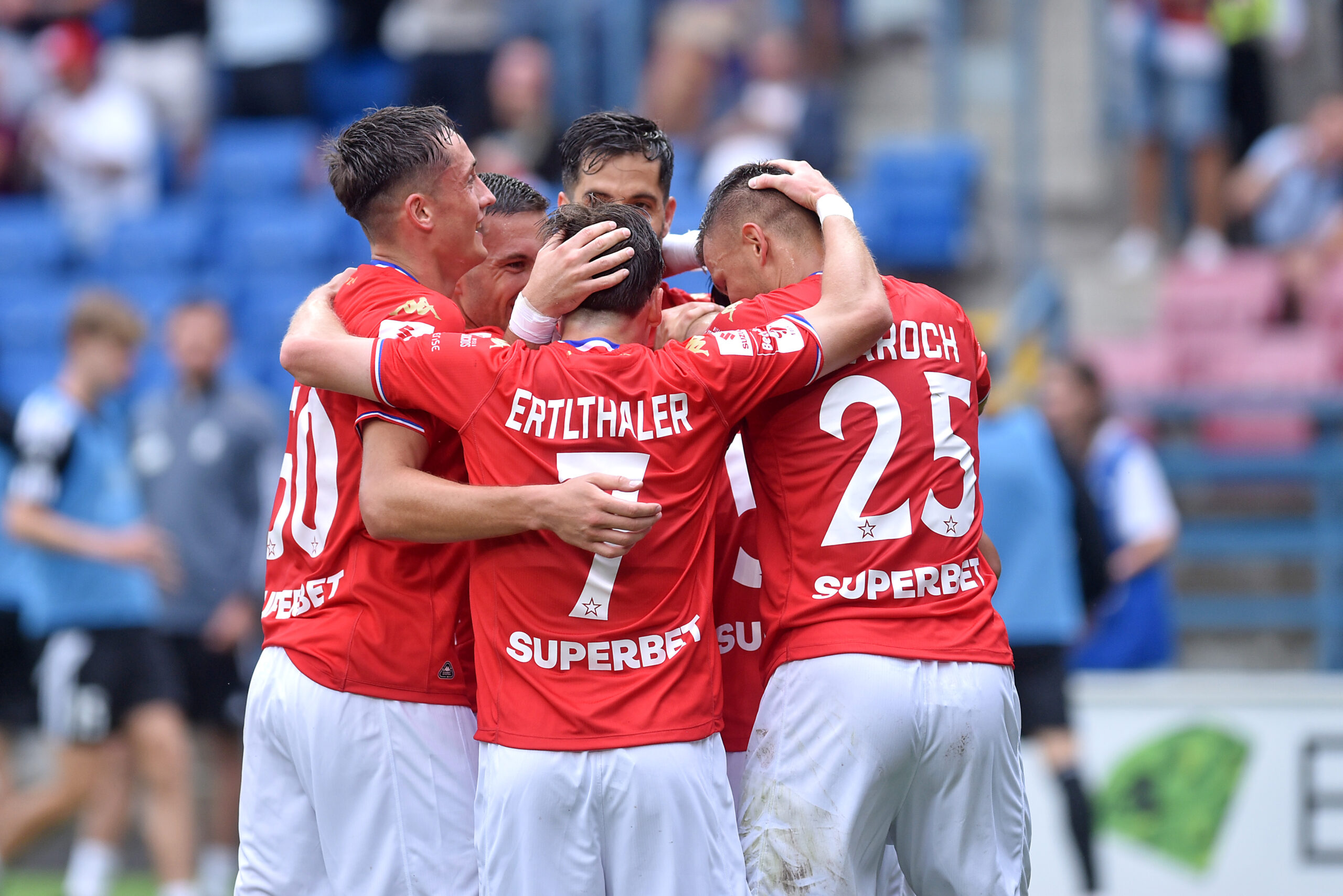 2025.07.26 Krakow
Pilka nozna , Betclic I liga , sezon 2025/26
Wisla Krakow - LKS Lodz
N/z Pilkarze Wisly, radosc po bramce na 2-0, gol, bramka
Foto Krzysztof Porebski / PressFocus

2025.07.26 Krakow
Football , Polish league, second level , 2025/2026 season
Wisla Krakow - LKS Lodz
Pilkarze Wisly, radosc po bramce na 2-0, gol, bramka
Credit: Krzysztof Porebski / PressFocus