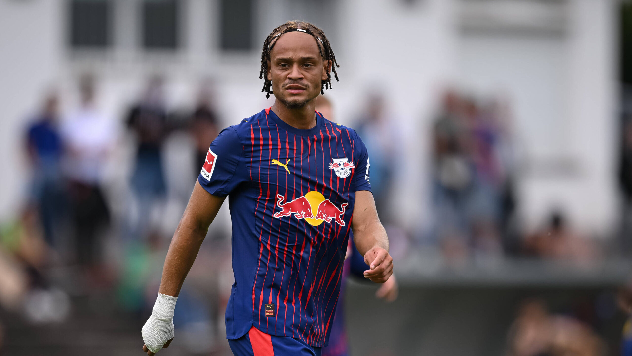Fussball 1. Bundesliga 2025/2026 Testspiel 26.07.2025 RB Leipzig - FC Toulouse Xavi Simons RB Leipzig *** Football 1 Bundesliga 2025 2026 Test match 26 07 2025 RB Leipzig FC Toulouse Xavi Simons RB Leipzig
2025.07.26 Villingen
pilka nozna sparing mecz towarzyski
RB Lipsk - FC Toulouse 
Foto IMAGO/PressFocus

!!! POLAND ONLY !!!
