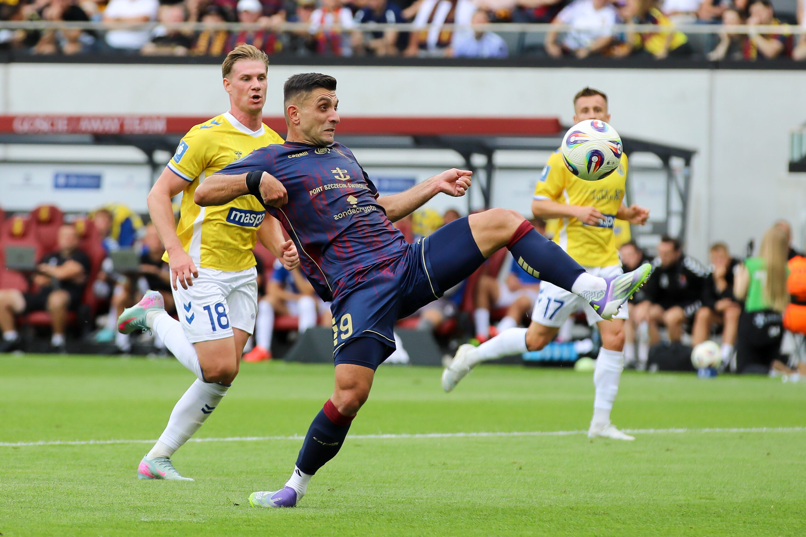 2025.07.26 Szczecin
pilka nozna PKO Ekstraklasa sezon 2025/2026
Pogon Szczecin - Motor Lublin
N/z Efthymis Koulouris
Foto Katarzyna Dzierzynska / PressFocus

2025.07.26 Szczecin
Football - Polish PKO Ekstraklasa season 2025/2026
Pogon Szczecin - Motor Lublin
Efthymis Koulouris
Credit: Katarzyna Dzierzynska / PressFocus