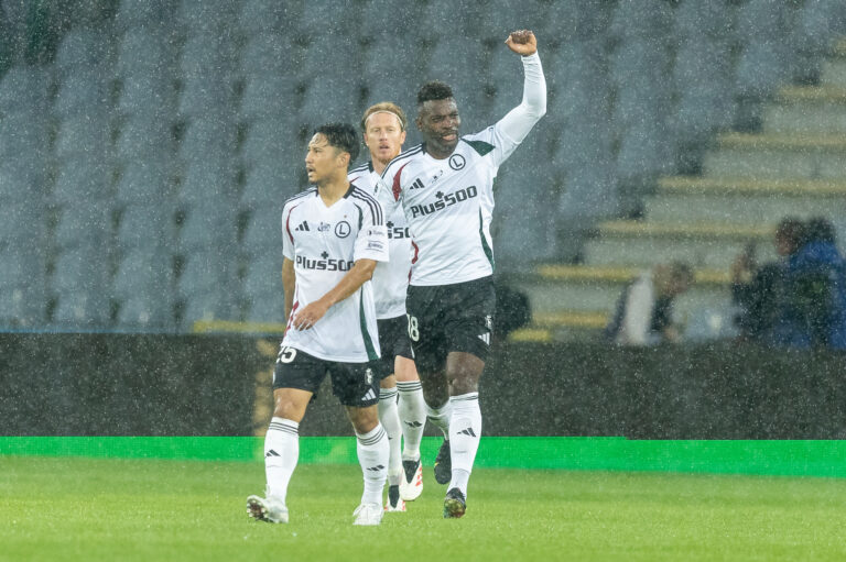 2025.07.27 Kielce
pilka nozna PKO Ekstraklasa sezon 2025/2026
Korona Kielce - Legia Warszawa
N/z Ryoya Morishita (Legia), Jean-Pierre Nsame (Legia), radosc
Foto Tomasz Jastrzebowski / Foto Olimpik / PressFocus

2025.07.27 Kielce
Football - Polish PKO Ekstraklasa season 2025/2026
Korona Kielce - Legia Warszawa
Ryoya Morishita (Legia), Jean-Pierre Nsame (Legia), radosc
Credit: Tomasz Jastrzebowski / Foto Olimpik / PressFocus
