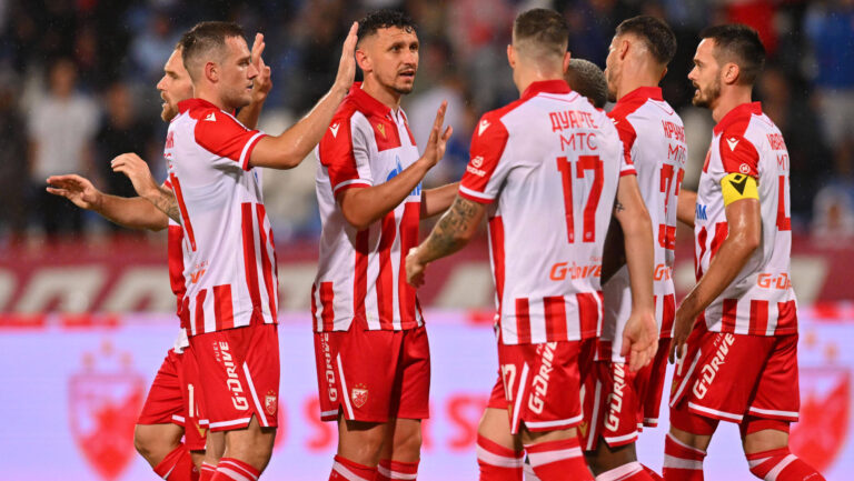 CRVENA ZVEZDA vs LINCOLN RED IMPS GIBRALTAR TIMI MAX ELSNIK Timi Maks Elsnik, MILOS VELJKOVIC, BRUNO DUARTE DA SILVA , MIRKO IVANIC football Crvena zvezda vs Lincoln Red Imps Gibraltar, UEFA Champions league qualifications, Rajko Mitic stadium, Belgrade 29.07.2025 Foto: FOOTBALL, CRVENA ZVEZDA, RED STAR, UEFA CHAMPIONS LEAGUE QUALIFICATIONS, LINCOLN RED IMPS GIBRALTAR Belgrade Rajko Mitic stadium Serbia Copyright: xMarkoxMetlasx/xMNxPressx
2025.07.29 Belgrad
pilka nozna , Liga Mistrzow
FK Crvena Zvezda Belgrad - Lincoln Red Imps
Foto IMAGO/PressFocus

!!! POLAND ONLY !!!