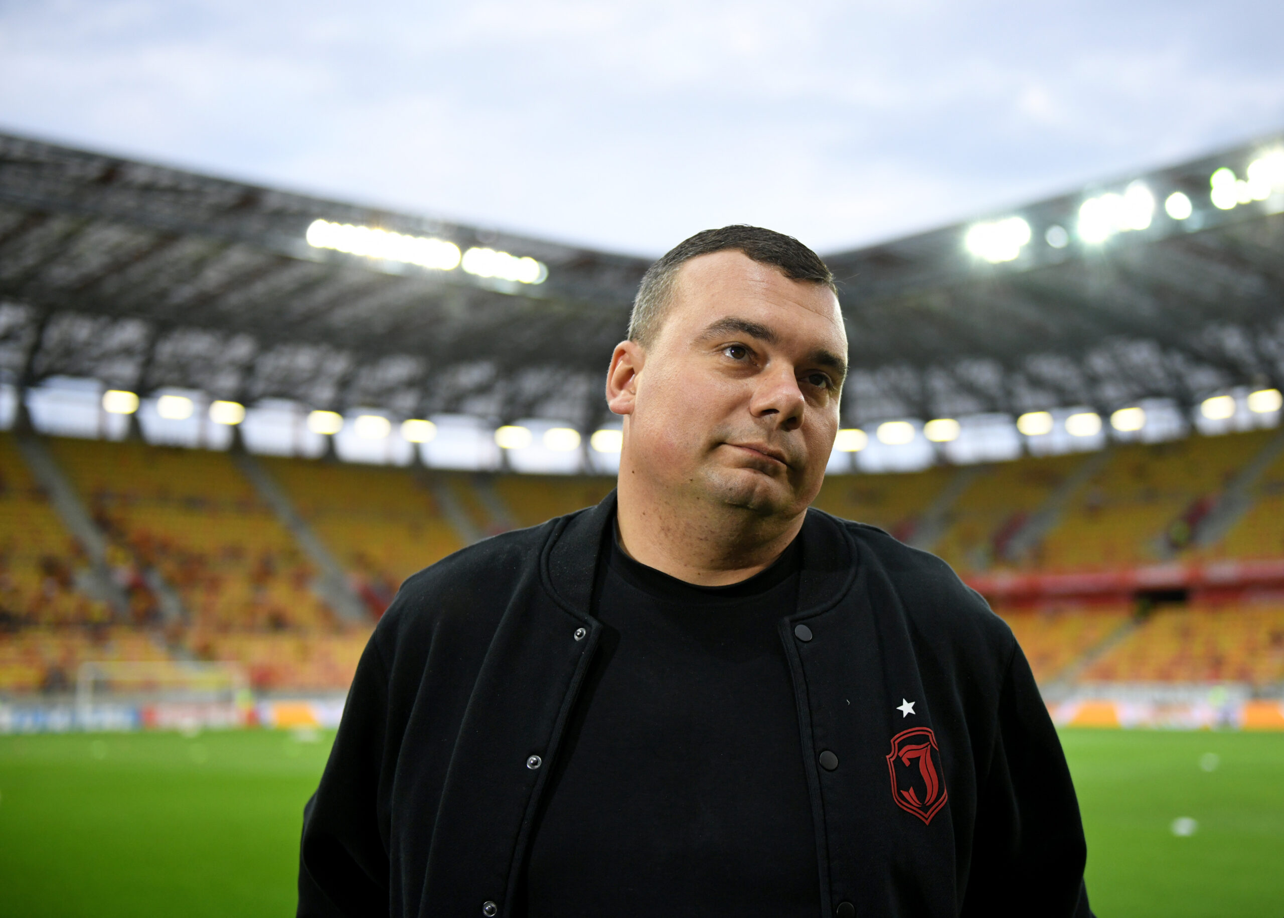 2025.07.31 Bialystok pilka nozna 2. runda eliminacji Liga Konferencji Europy 2025/2026 Jagiellonia Bialystok (zolto-czerwone) - FK Novi Pazar N/z Adrian Siemieniec trener Jagiellonii Bialystok Foto Michal Kosc / PressFocus 
2025.07.31 Bialystok Bialystok Football - UEFA Conference League Second qualifying round - 2nd leg 2025/2026 Jagiellonia Bialystok (yellow-red) - FK Novi Pazar Credit: Michal Kosc / PressFocus