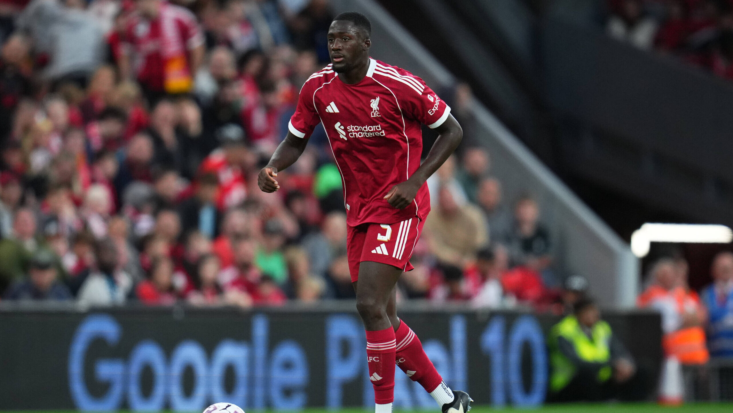 ESP: Liverpool v Athletic Club. Pre-Season friendly match, match 1. Ibrahima Konate of Liverpool FC during the pre-season friendly match, between Liverpool and Athletic Club de Bilbao, match 2, played at Anfield Road Stadium on August 4, 2025 in Liverpool, England. kpng Copyright: xBaguxBlancox/xPRESSINx PS_250804_LIV_ATH_1010
2025.08.06 Liverpool
pilka nozna sparing mecz towarzyski
FC Liverpool - Athletic Bilbao
Foto IMAGO/PressFocus

!!! POLAND ONLY !!!