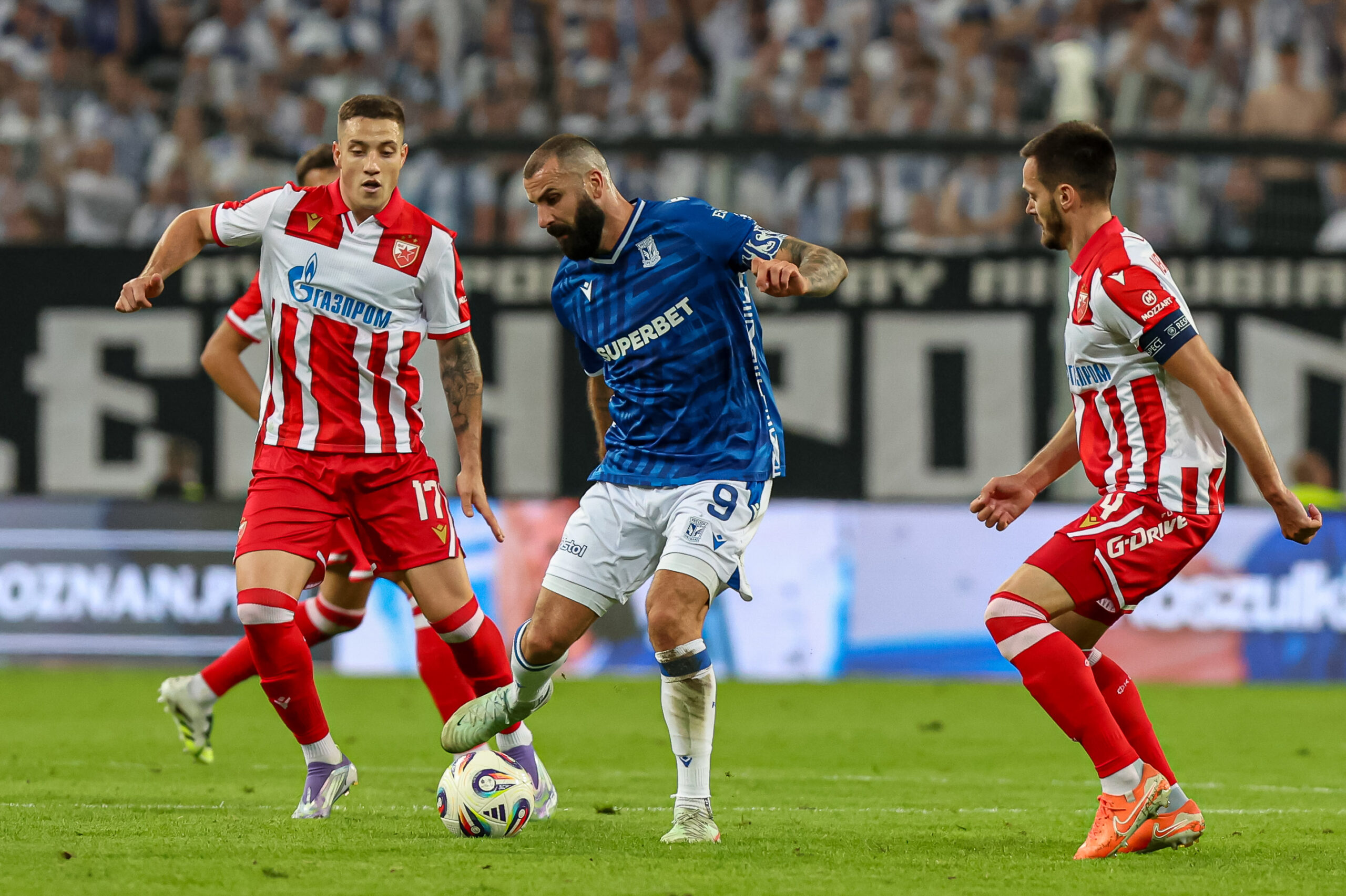 2025.08.06 Poznan
Pilka nozna 3 Runda Eliminacji Liga Mistrzow UEFA
Lech Poznan - FK Crvena zvezda
N/z Mikael Ishak
Foto Pawel Jaskolka / PressFocus

2025.08.06 Poznan
Football UEFA Champions League 3rd Round Qualifying 
Lech Poznan - FK Crvena Zvezda
Credit: Pawel Jaskolka / PressFocus