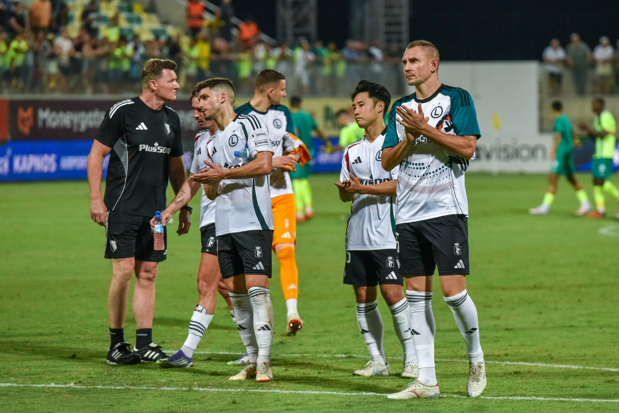 2025.08.07 Larnaka, Cypr
pilka nozna Liga Europy kwalifikacje sezon 2025/2026
AEK Larnaka - Legia Warszawa
N/z Ruben Vinagre Ryoya Morishita Artur Jedrzejczyk
Foto Wojciech Dobrzynski / Legionisci.com / PressFocus 
2025.08.07 Larnaca, Cyprus
Europa League second qualifying round season 2025/2026
AEK Larnaca - Legia Warsaw
Credit: Wojciech Dobrzynski / Legionisci.com / PressFocus