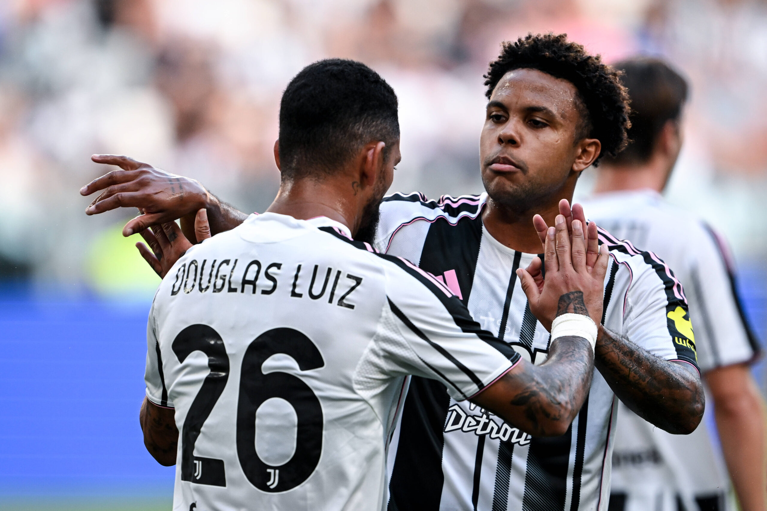 Cm Torino 13/08/2025 - amichevole / Juventus-Juventus Next Gen / foto Cristiano Mazzi/Image nella foto: esultanza gol Douglas Luiz PUBLICATIONxNOTxINxITA
2025.08.13 Turyn
pilka nozna sparing mecz towarzyski
Juventus Turyn - Juventus Next Gen
Foto IMAGO/PressFocus

!!! POLAND ONLY !!!