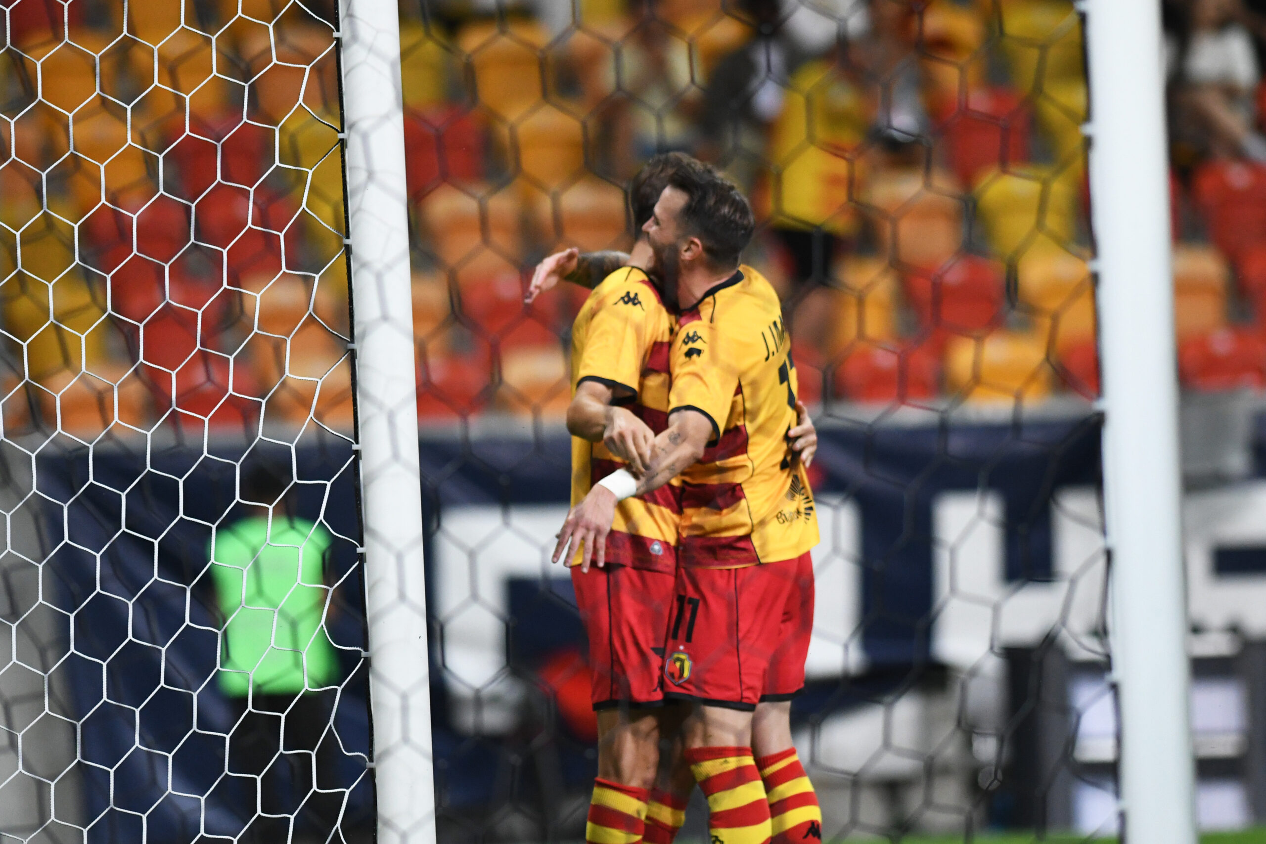 2025.08.14 Bialystok pilka nozna Mecz rewanzowy 3. rundy eliminacji Ligi Konferencji Europy 2025/2026 Jagiellonia Bialystok (zolto-czerwone) - Silkeborg (Dania) N/z Jesus Imaz cieszy z drugiej bramki Foto Michal Kosc / PressFocus 
2025.08.14 Bialystok Bialystok Football - UEFA Conference League Third qualifying round - 2nd leg 2025/2026 Jagiellonia Bialystok (yellow-red) - Silkeborg (DEN) Credit: Michal Kosc / PressFocus