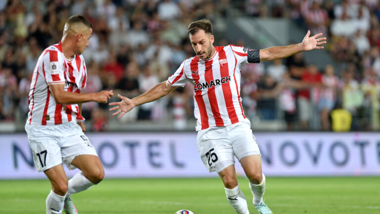 2025.08.15 Krakow
Pilka nozna , PKO BP Ekstraklasa sezon 2025/26
Cracovia Krakow - Widzew Lodz
N/z Martin Minchev Minczew, Otar Kakabadze
Foto Krzysztof Porebski / PressFocus

2025.08.15 Krakow
Football Polish top league , 2025/2026 season
Cracovia Krakow - Widzew Lodz
Martin Minchev Minczew, Otar Kakabadze
Credit: Krzysztof Porebski / PressFocus