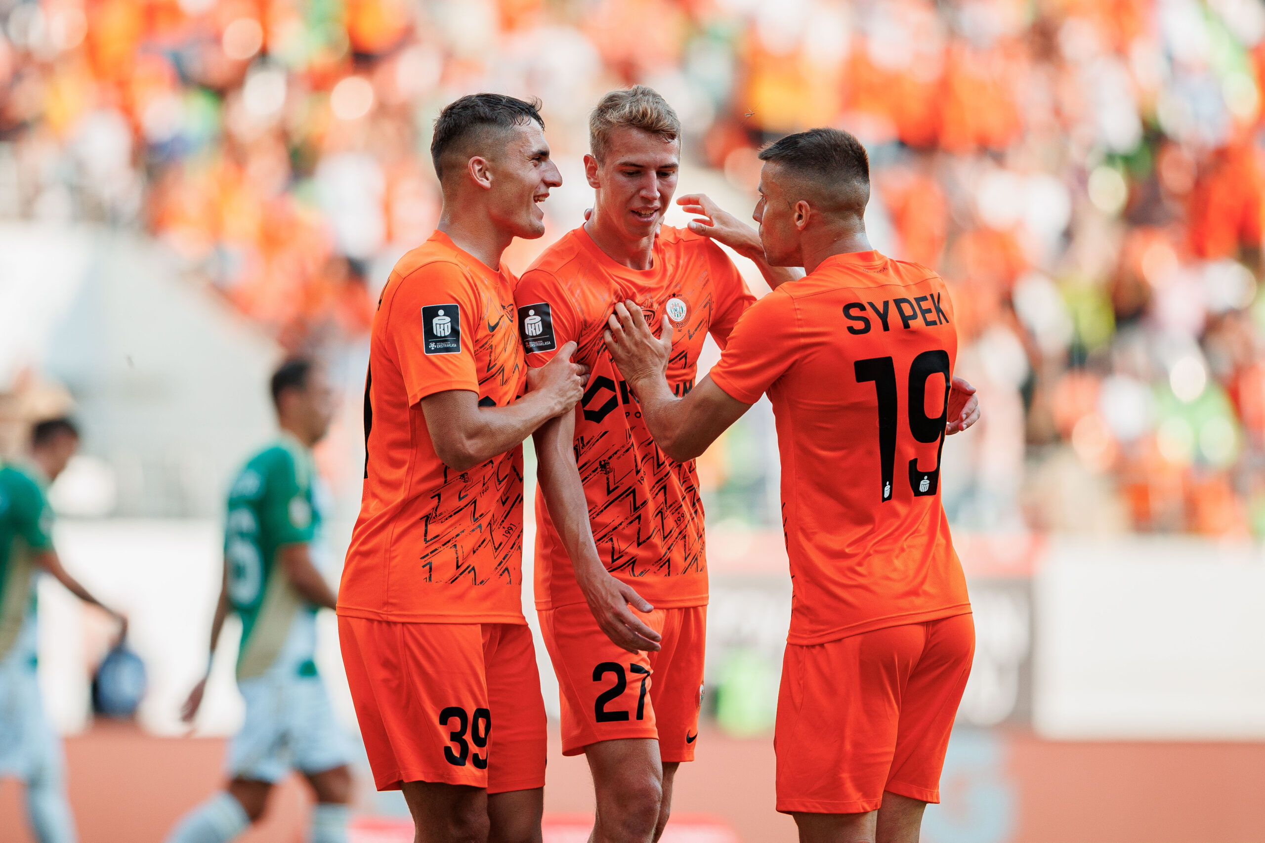 2025.08.15 Lubin
Pilka nozna PKO Ekstraklasa sezon 2024/2025
KGHM Zaglebie Lubin - Lechia Gdansk
N/z Gol bramka radosc  Bartlomiej Kludka Jakub Sypek Filip Kocaba
Foto Tomasz Folta / PressFocus

2025.08.15 Lubin
Football PKO Ekstraklasa season 2024/2025
KGHM Zaglebie Lubin - Lechia Gdansk
Gol bramka radosc  Bartlomiej Kludka Jakub Sypek Filip Kocaba
Credit: Tomasz Folta / PressFocus