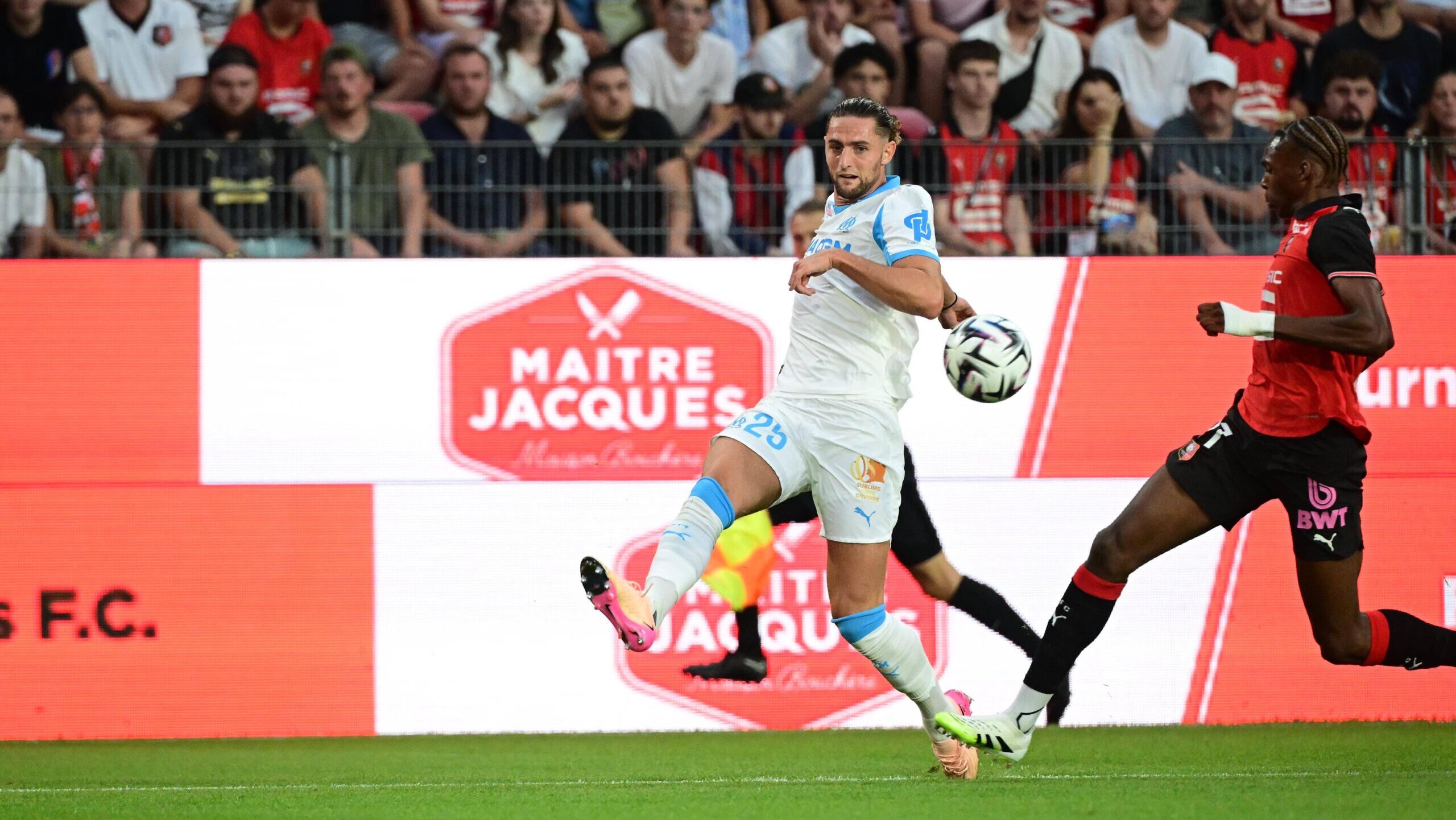 rabiot adrien FOOT L1 2025 RENNES-MARSEILLE 1-0 ROAZHON PARK RENNES FRANCE 15/08/2025 AUTISSIER JEAN BAPTISTE jacquet jeremy RENNES ROAZHON PARK France GermanyxJapanxUKxFrancexBelgiumxOUT PUBLICATIONxNOTxINxGERxFRAxBELxUKxJPN Copyright: xAUTISSIERxJEANxBAPTISTEx
2025.08.15 Rennes
pilka nozna , liga francuska
Stade Rennes - Olympique Marsylia
Foto IMAGO/PressFocus

!!! POLAND ONLY !!!