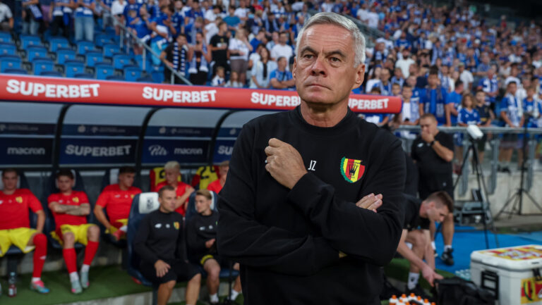 2025.08.16 Poznan
Pilka nozna Ekstraklasa sezon 2025/2026
Lech Poznan - Korona Kielce
N/z Trener Korony Jacek Zielinski
Foto Pawel Jaskolka / PressFocus

2025.08.16 Poznan
Football Polish Ekstraklasa season 2024/2025
Lech Poznan - Korona Kielce
Credit: Pawel Jaskolka / PressFocus