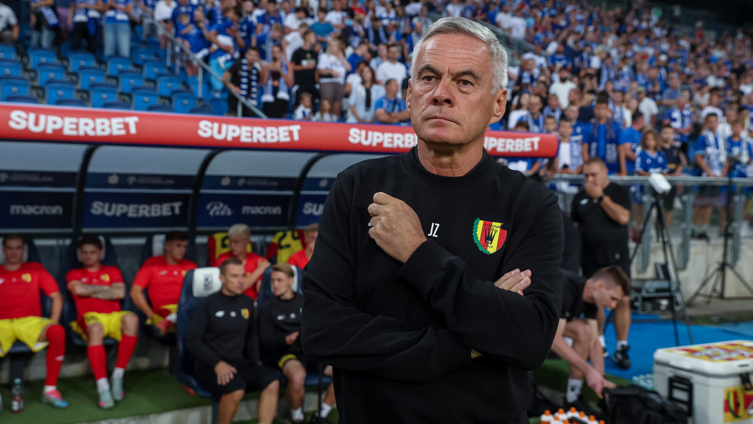 2025.08.16 Poznan
Pilka nozna Ekstraklasa sezon 2025/2026
Lech Poznan - Korona Kielce
N/z Trener Korony Jacek Zielinski
Foto Pawel Jaskolka / PressFocus

2025.08.16 Poznan
Football Polish Ekstraklasa season 2024/2025
Lech Poznan - Korona Kielce
Credit: Pawel Jaskolka / PressFocus