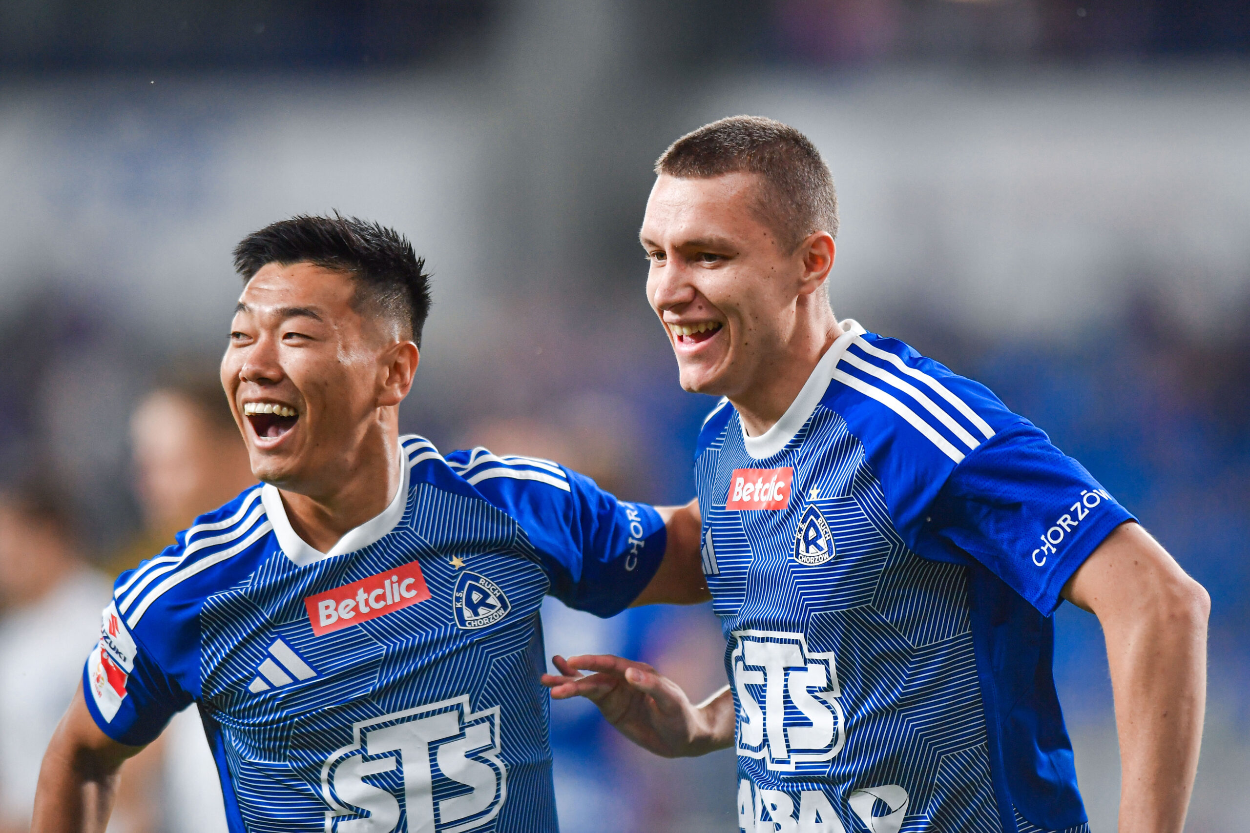 2025.08.20 Chorzow
Pilka nozna Pierwsza Liga Betclic 1 Liga Sezon 2025/2026
Ruch Chorzow - Stal Rzeszow
N/z Shuma Nagamatsu, Patryk Szwedzik, radosc, radosc po golu, radosc po bramce
Foto Marcin Bulanda / PressFocus

2025.08.20 Chorzow
Football Polish Betclic First I League Season 2025/2026
Ruch Chorzow - Stal Rzeszow
Shuma Nagamatsu, Patryk Szwedzik, radosc, radosc po golu, radosc po bramce
Credit: Marcin Bulanda / PressFocus