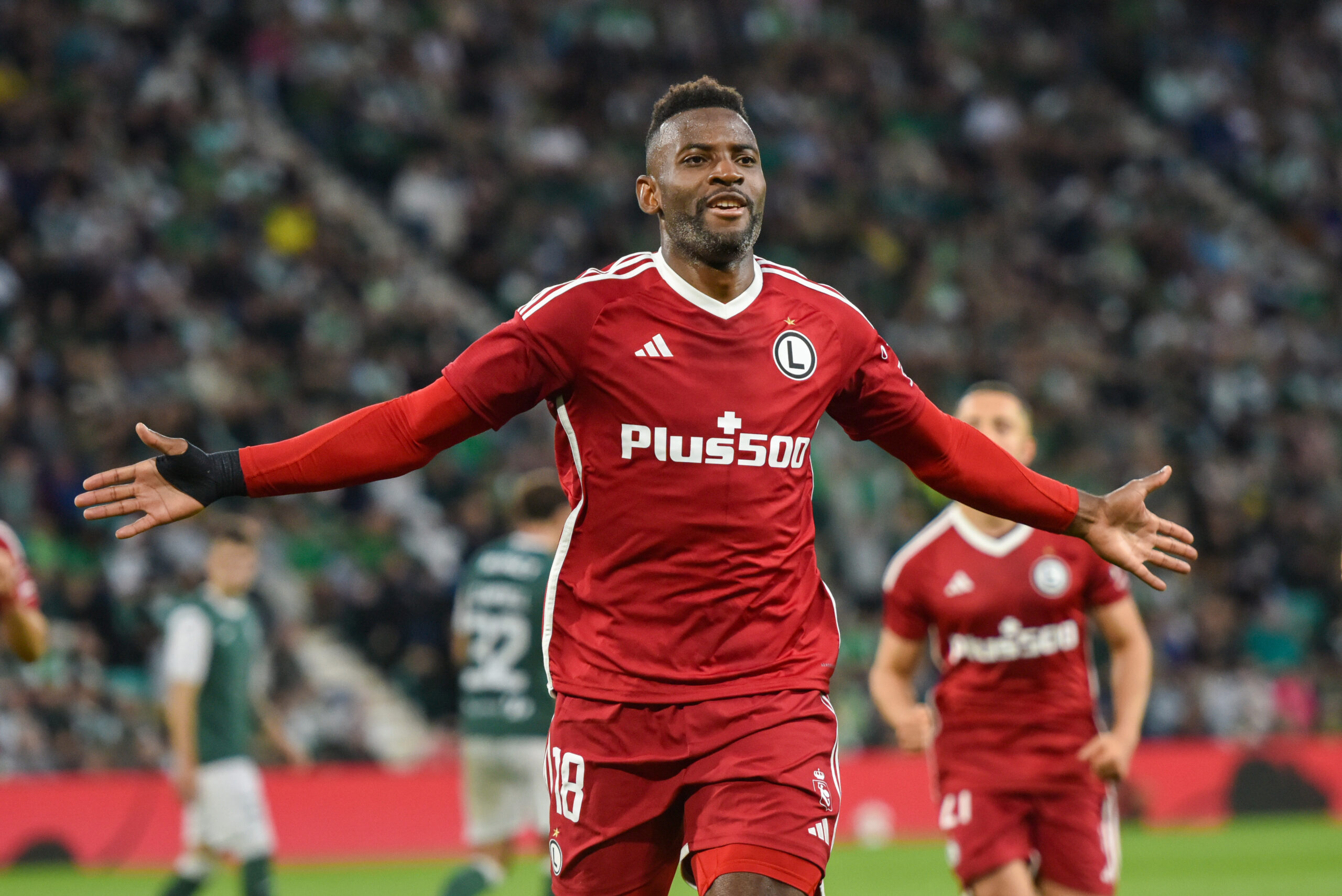 2025.08.21 Edynburg, Szkocja
pilka nozna Liga Konferencji UEFA kwalifikacje sezon 2025/2026
Hibernian FC - Legia Warszawa
N/z Jean-Pierre Nsame
Foto Wojciech Dobrzynski Legionisci.com / PressFocus 
2025.08.21 Edinburgh, Scotland
UEFA  Conference League second qualifying round season 2025/2026
Hibernian FC - Legia Warsaw
Credit: Wojciech Dobrzynski / Legionisci.com / PressFocus