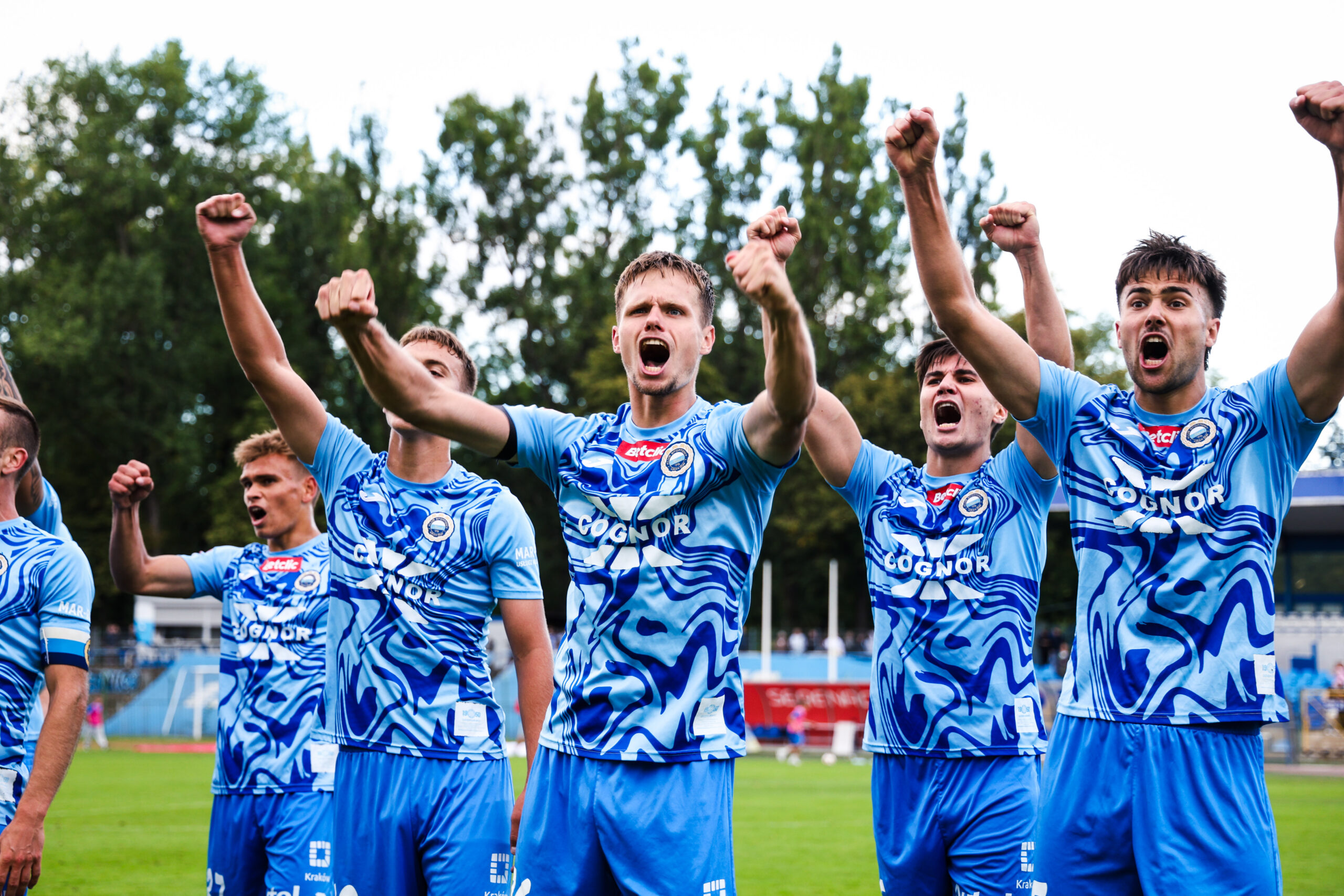 2025.08.23 Krakow
Pilka nozna Betclic 2 Liga Sezon 2025/2026
Hutnik Krakow - Sandecja Nowy Sacz
N/z radosc wygrana Hutnik Krakow
Foto Marta Badowska / PressFocus

2025.08.23 Krakow
Football Polish Betclic 2 League 2025/2026
radosc wygrana Hutnik Krakow
Credit: Marta Badowska / PressFocus