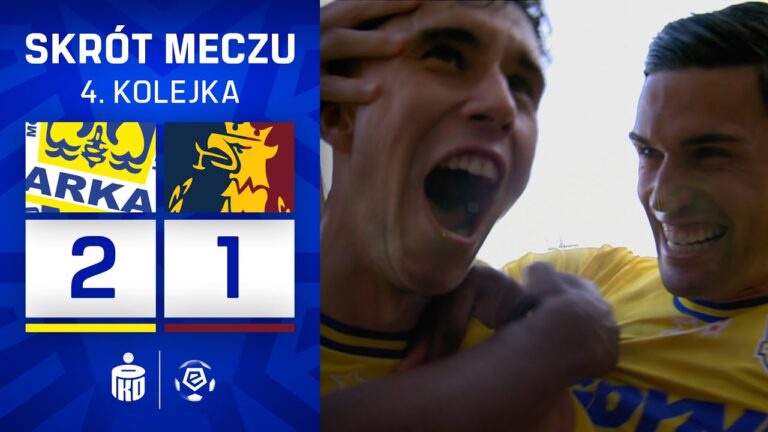 SKRÓT MECZU: Arka Gdynia 2:1 Pogoń Szczecin