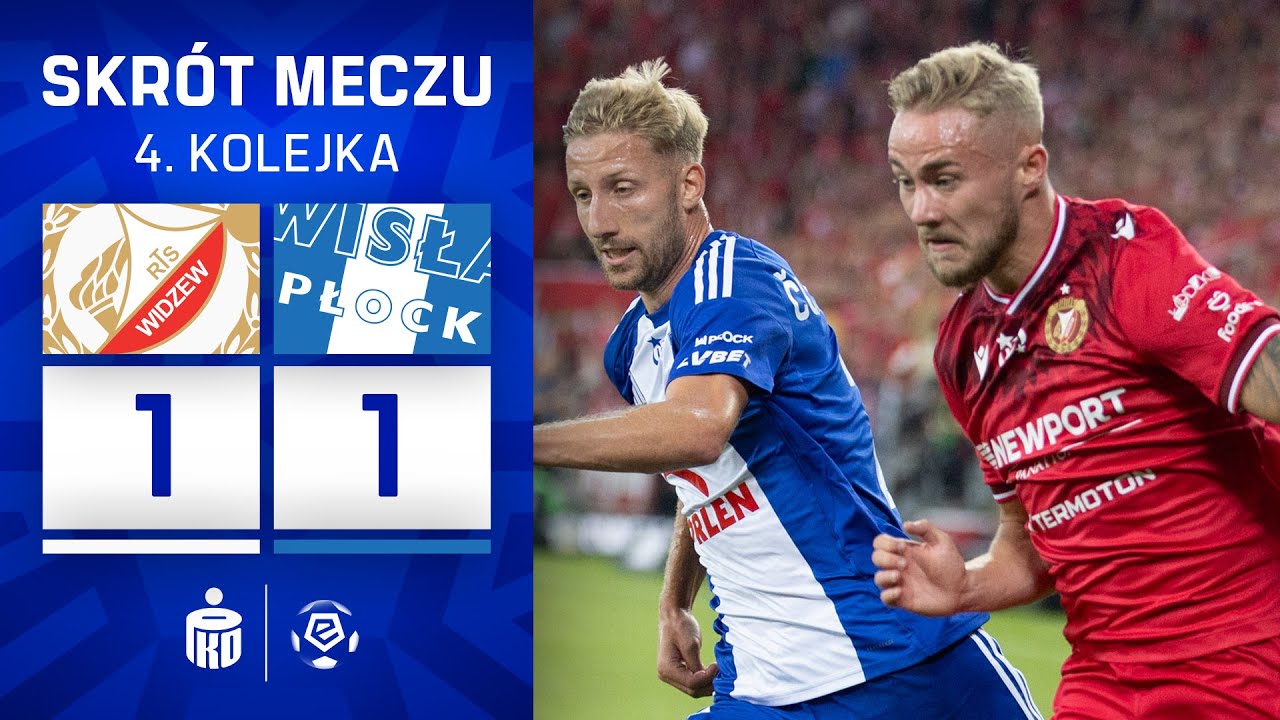 SKRÓT MECZU: Widzew Łódź 1:1 Wisła Płock