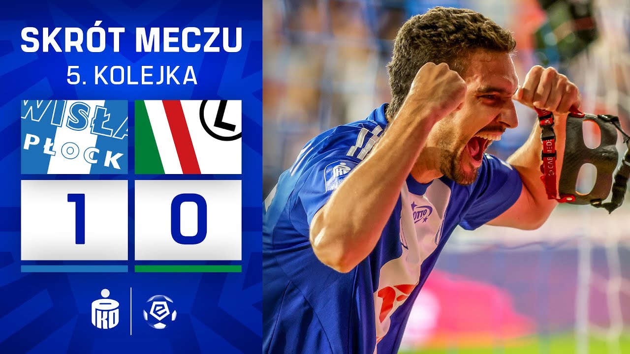 SKRÓT MECZU: Wisła Płock 1:0 Legia Warszawa