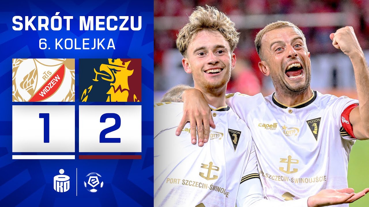 SKRÓT MECZU: Widzew Łódź 1:2 Pogoń Szczecin
