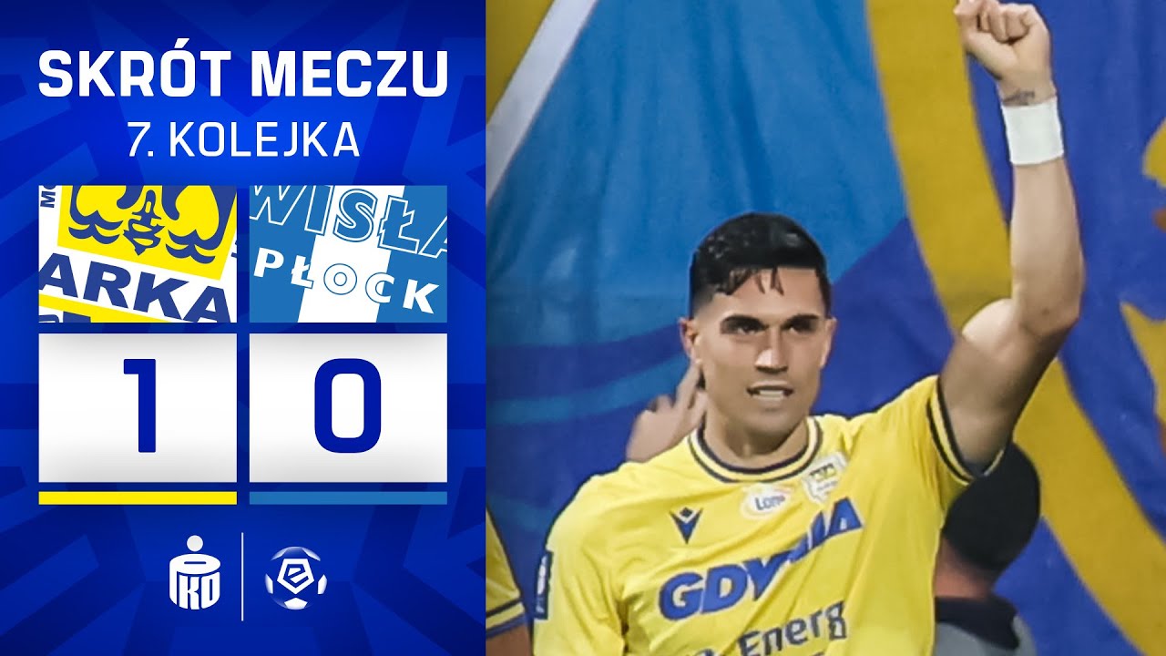 SKRÓT MECZU: Arka Gdynia 1:0 Wisła Płock