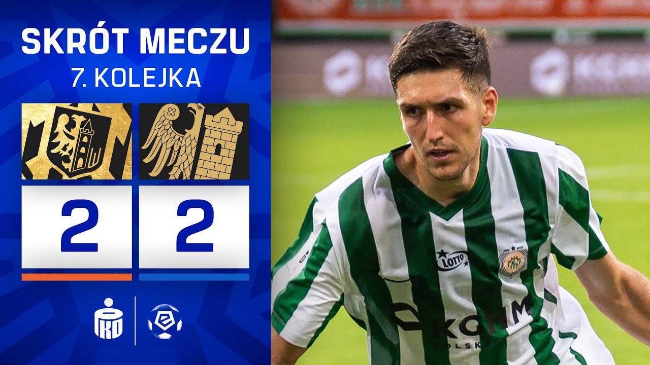 SKRÓT MECZU: Zagłębie Lubin 2:2 Piast Gliwice