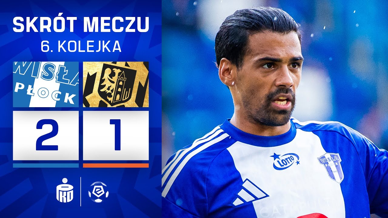 SKRÓT MECZU: Wisła Płock 2:1 Zagłębie Lubin