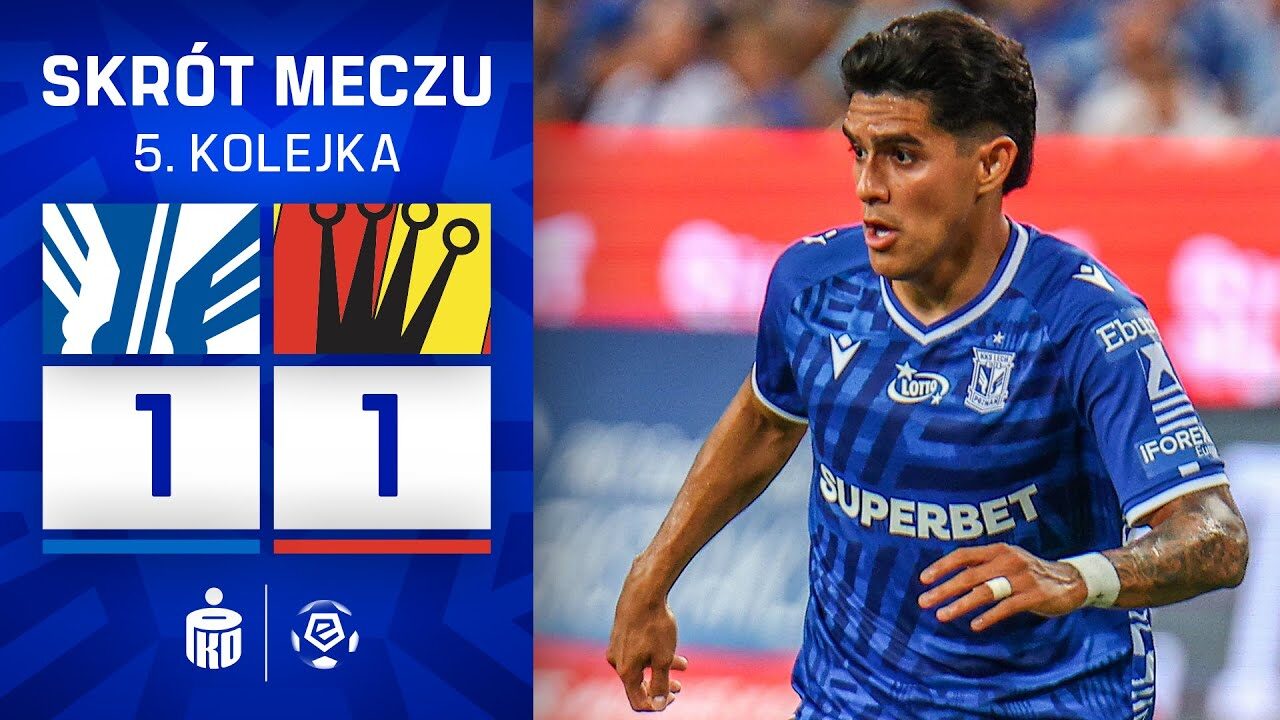 SKRÓT: Lech Poznań 1:1 Korona Kielce