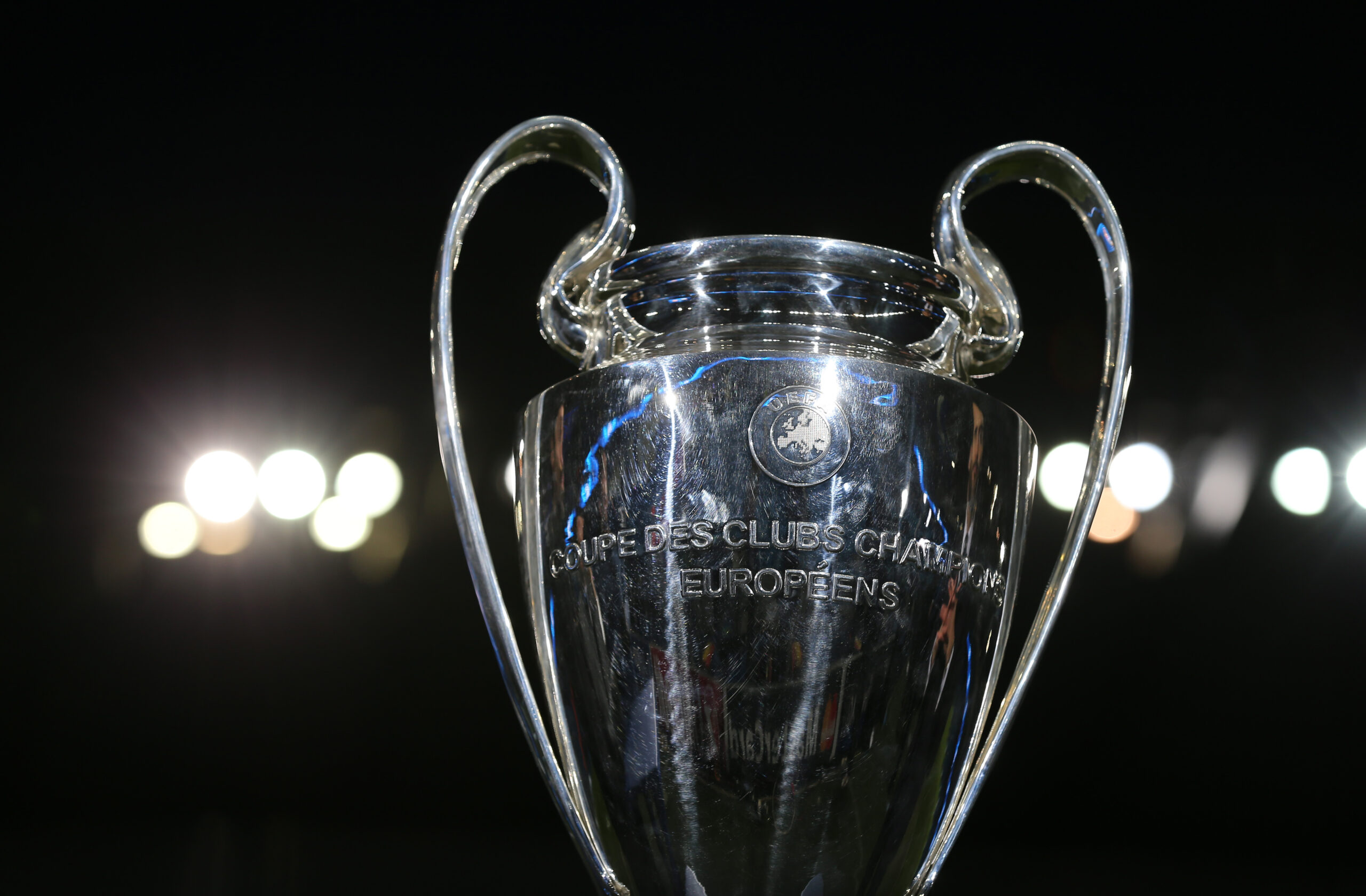 The UEFA Champions League Trophy puchar trofeum
24.02.2015 Manchester
PILKA NOZNA
Liga Mistrzow UEFA Champions League
Manchester City - FC Barcelona
FOTO Matthew Ashton / AMA / PRESSFOCUS

POLAND ONLY!!