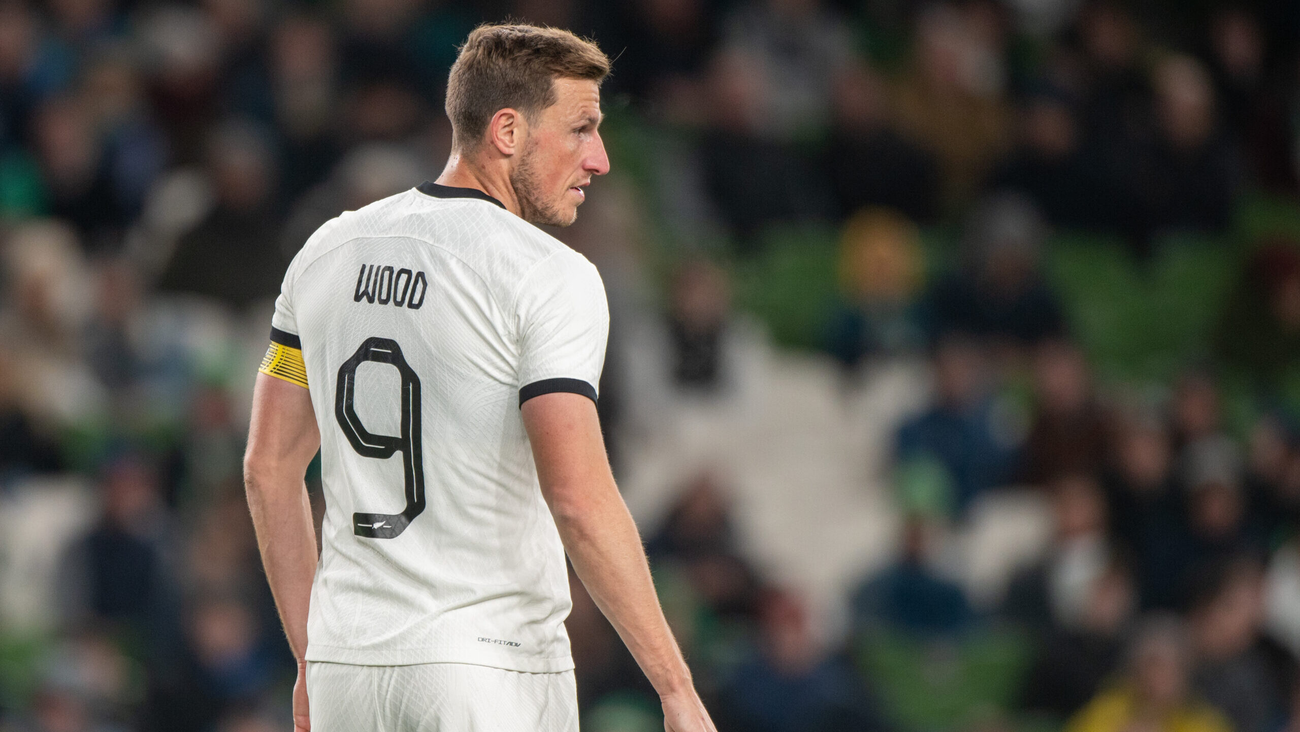 Chris Wood of New Zealand during the International Friendly match between Republic of Ireland and New Zealand at Aviva Stadium in Dublin, Ireland on November 21, 2023 (Photo by Andrew SURMA/ SIPA USA).
2023.11.21 Dublin
pilka nozna miedzynarodowy mecz towarzyski
Irlandia - Nowa Zelandia
Foto Andrew Surma/SIPA USA/PressFocus

!!! POLAND ONLY !!!