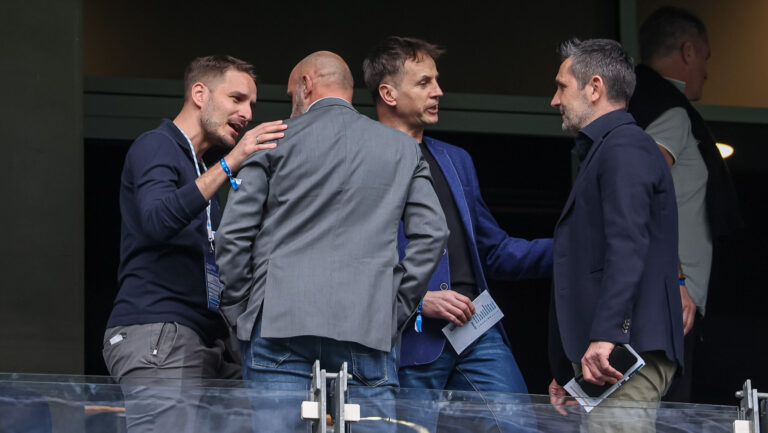 2024.04.07 Poznan
Pilka nozna Ekstraklasa sezon 2023/2024
Lech Poznan - Pogon Szczecin
N/z Michal Probierz Nenad Bjelica Piotr Rutkowski
Foto Pawel Jaskolka / PressFocus

2024.04.07 Poznan
Football Polish Ekstraklasa season 2023/2024
Lech Poznan - Pogon Szczecin
Credit: Pawel Jaskolka / PressFocus