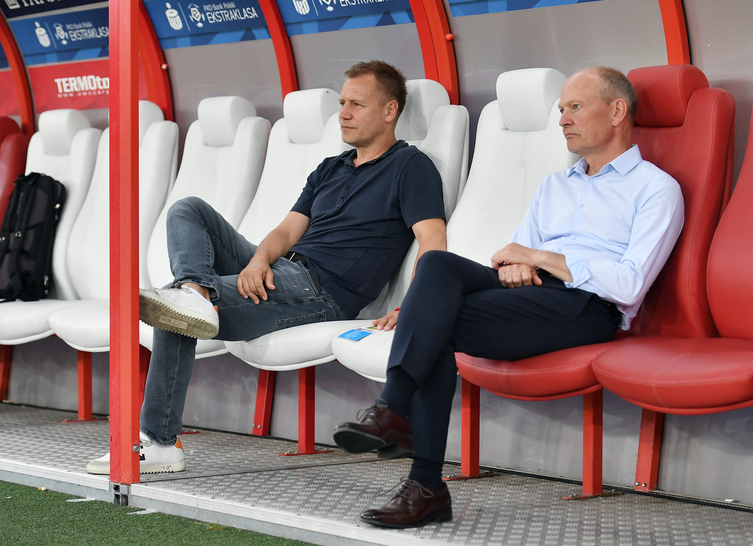 2024.07.27 Lodz
Pilka nozna PKO Ekstraklasa Sezon 2024/2025
Widzew Lodz - Lech Poznan
N/z Tomasz Rzasa Niels Frederiksen
Foto Norbert Barczyk / PressFocus

2024.07.27 Lodz
Football Polish League PKO Ekstraklasa Season 2024/2025
Tomasz Rzasa Niels Frederiksen
Credit: Norbert Barczyk / PressFocus
