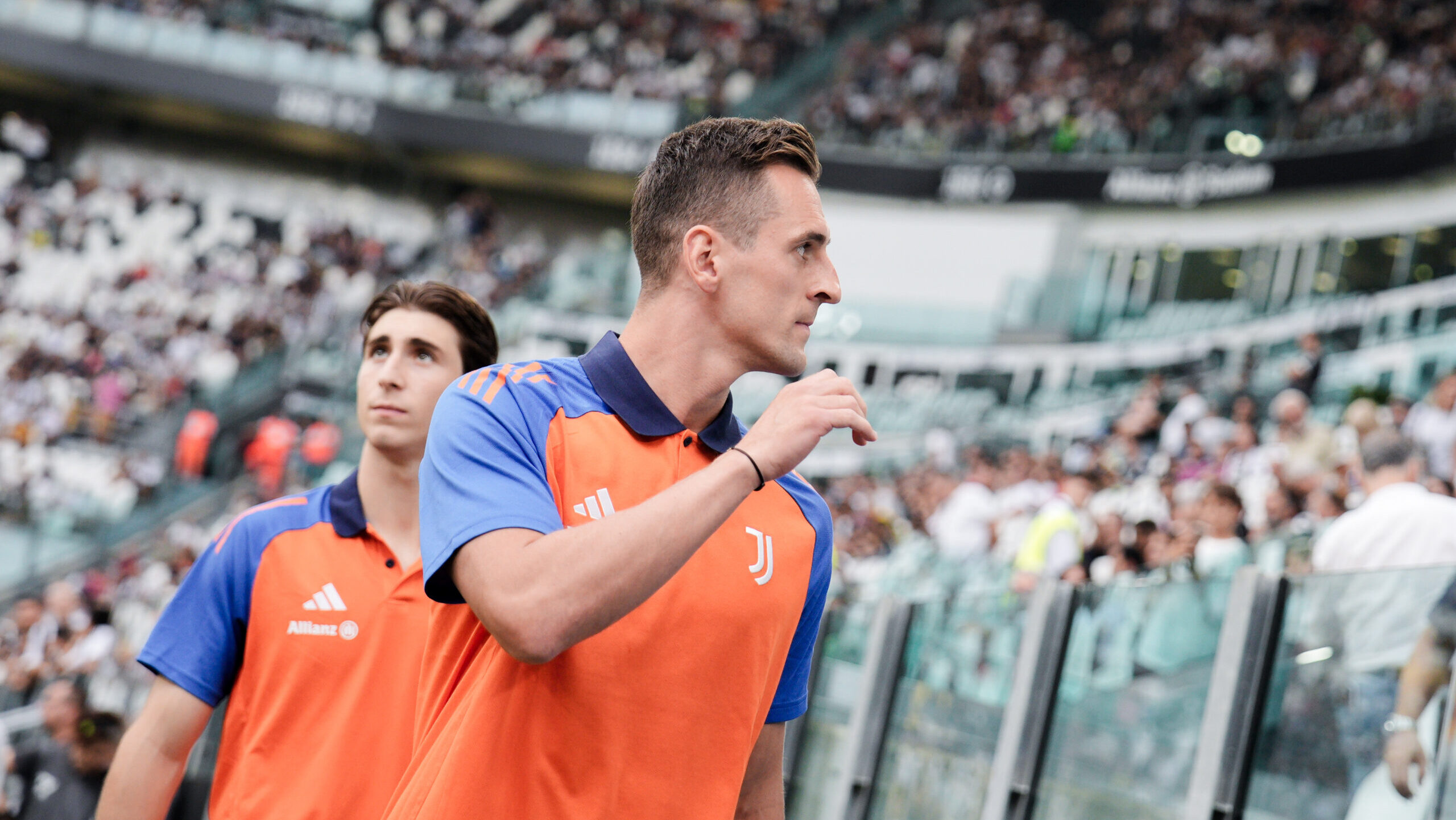 JuventusÕ Arkadiusz Milik during the pre season friendly soccer match between Juventus and Juvetus Next Gen at the Allianz Stadium in Torino, north west Italy - Tuesday, August 6, 2024. Sport - Soccer . (Photo by Marco Alpozzi/Lapresse) (Photo by Marco Alpozzi/LaPresse/Sipa USA)
2024.08.06 Turyn
pilka nozna sparing mecz towarzyski
Juventus Turyn - Juventus Next Gen
Foto Marco Alpozzi/LaPresse/SIPA USA/PressFocus

!!! POLAND ONLY !!!