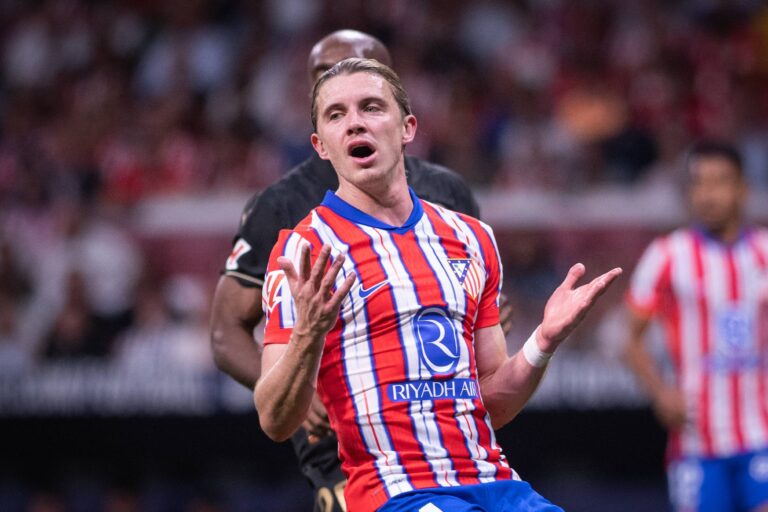 Spanish La Liga EA Sport soccer Match Atletico de Madrid vs Valencia at Metropolitano stadium in Madrid, Spain 15 september 2024
Conor Gallagher 

(Photo by Cordon Press/Sipa USA)
2024.09.15 Madryt
pilka nozna liga hiszpanska 
Atletico Madryt - Valencia CF
Foto Cordon Press/SIPA USA/PressFocus

!!! POLAND ONLY !!!