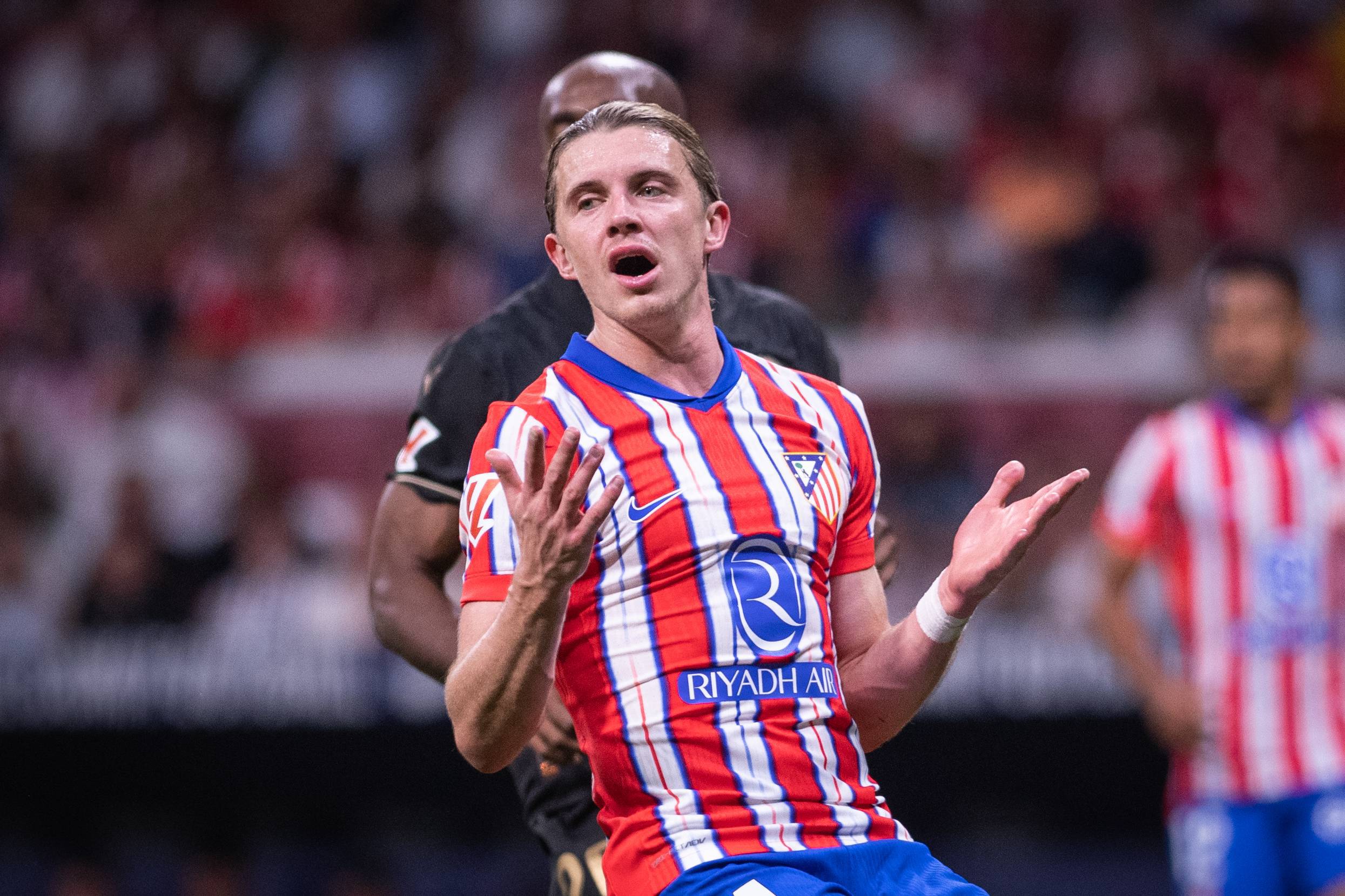 Spanish La Liga EA Sport soccer Match Atletico de Madrid vs Valencia at Metropolitano stadium in Madrid, Spain 15 september 2024
Conor Gallagher 

(Photo by Cordon Press/Sipa USA)
2024.09.15 Madryt
pilka nozna liga hiszpanska 
Atletico Madryt - Valencia CF
Foto Cordon Press/SIPA USA/PressFocus

!!! POLAND ONLY !!!